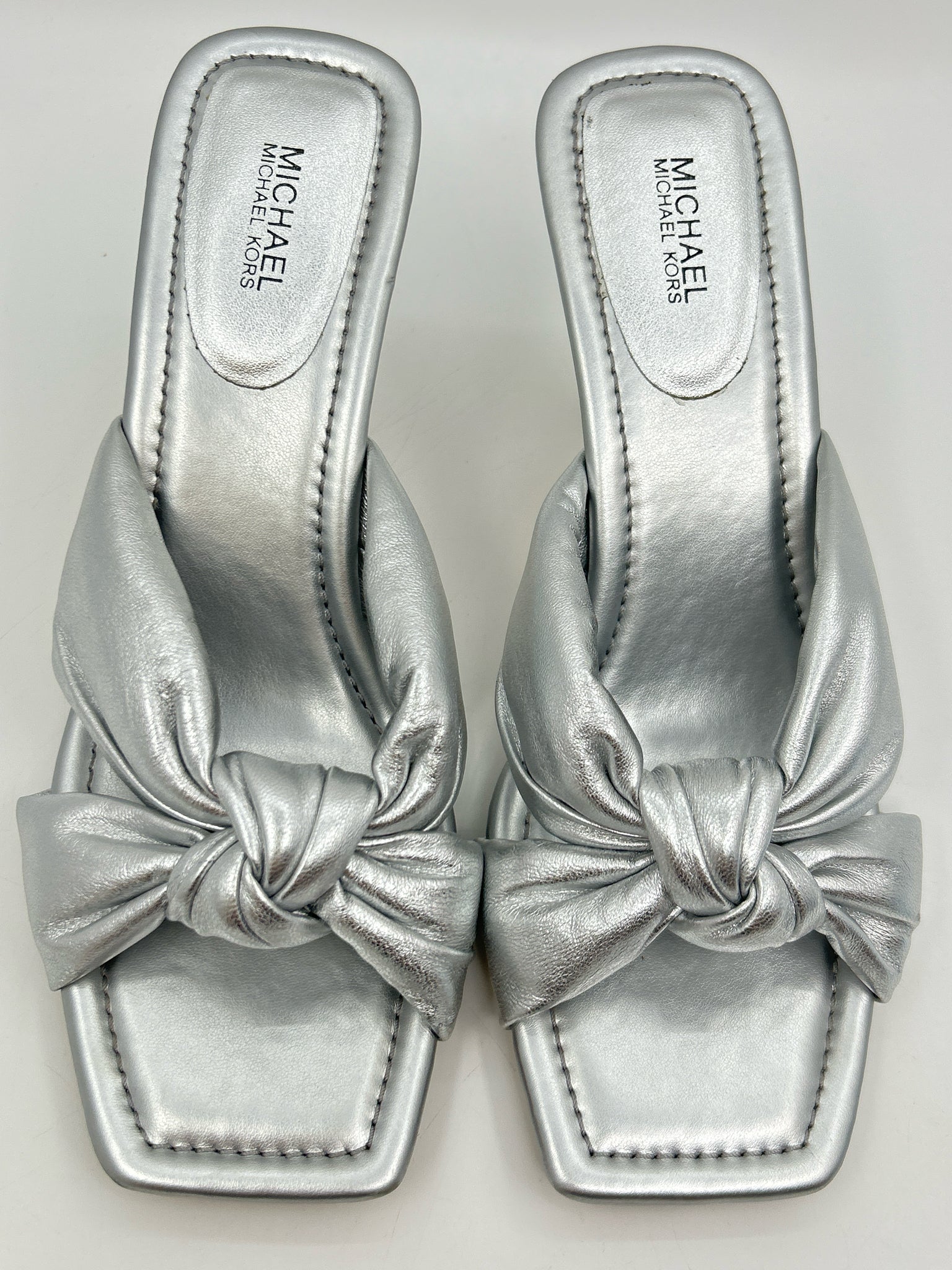 MICHAEL MICHAEL KORS Size 9M Silver Metallic Women Sandal