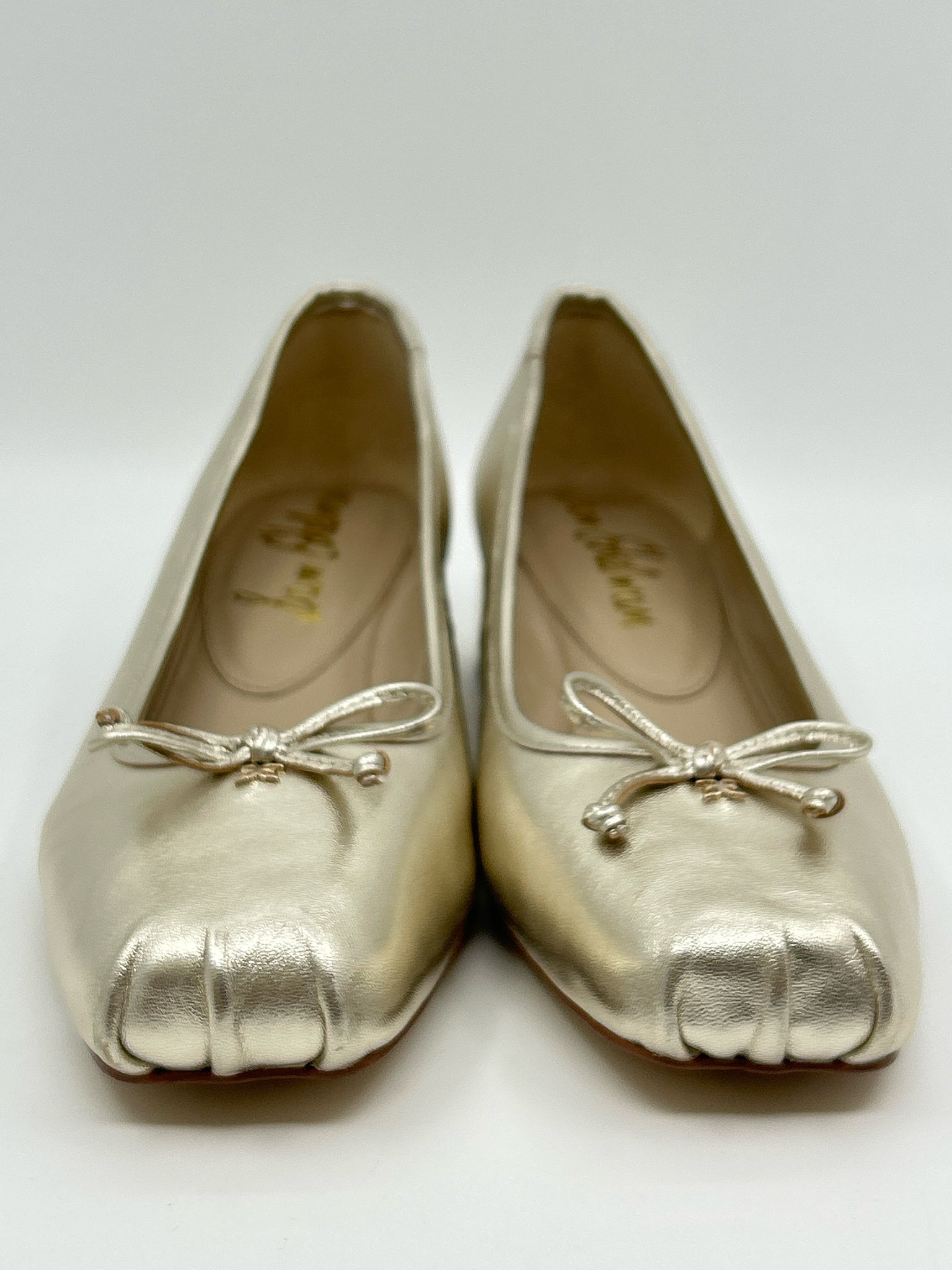 SAM EDELMAN Size 10 gold metallic Women Pumps