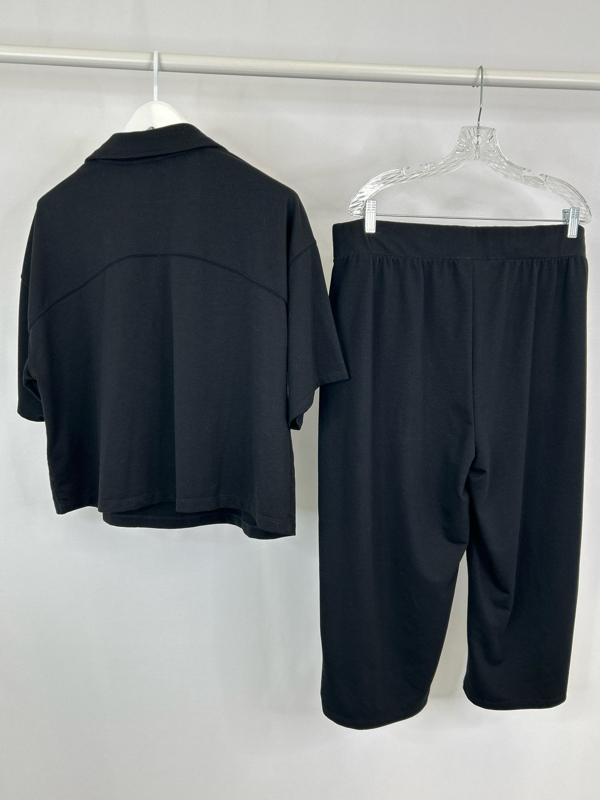 DKNY SPORT Size XL Black Women 2-Piece w/pants