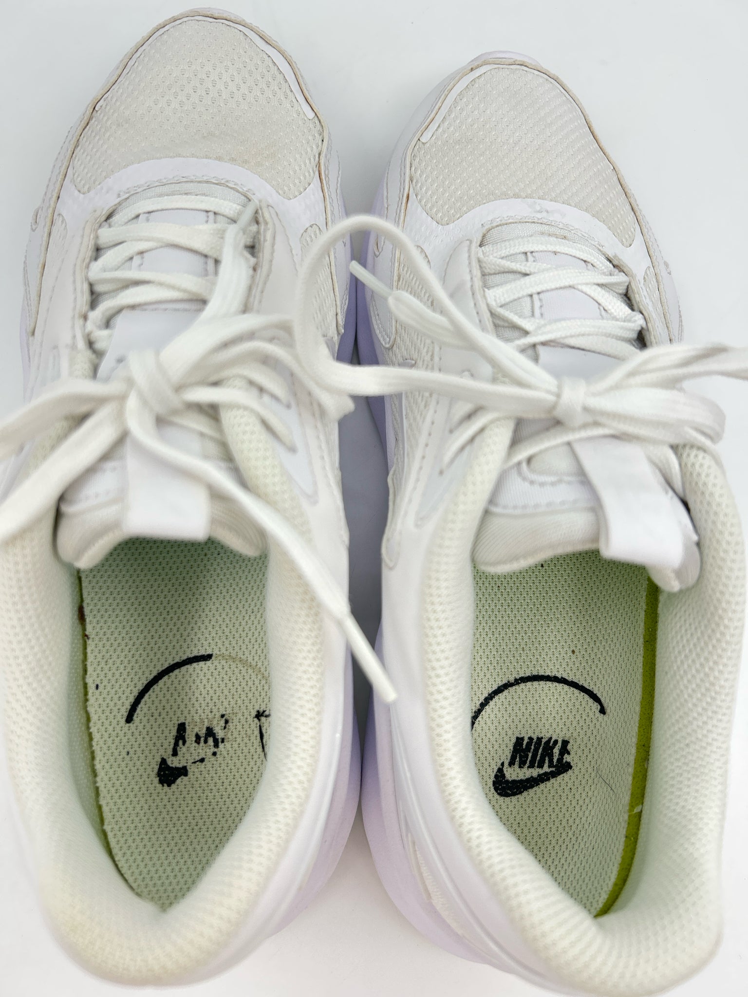 NIKE Size 10 White Women Sneakers