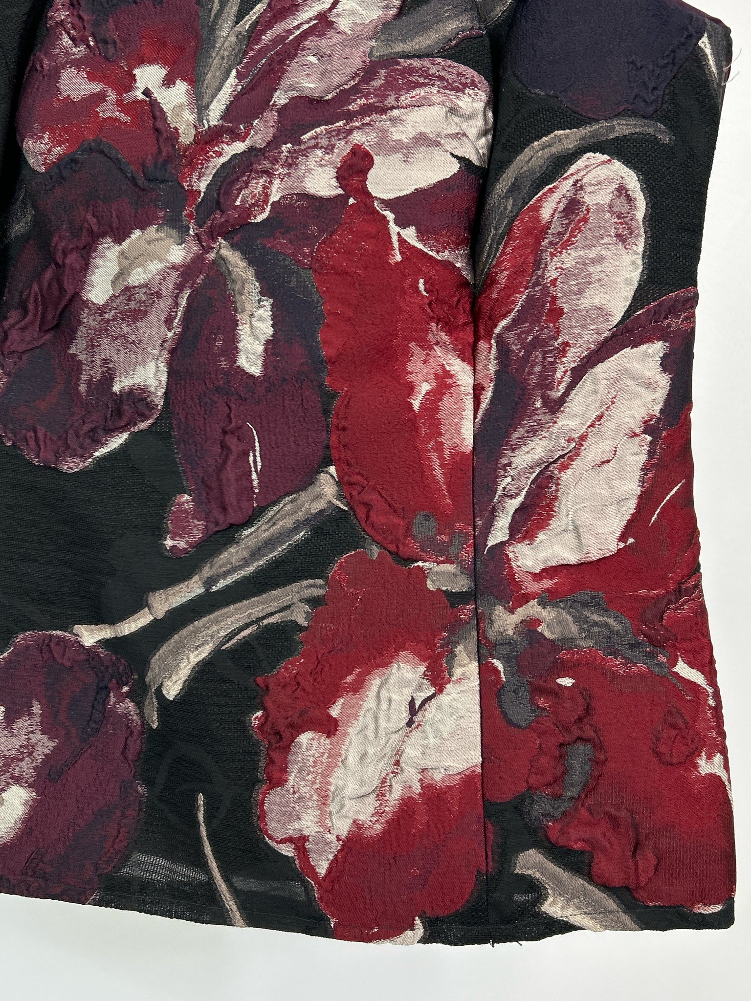 LAFAYETTE 148 Size 10 Black Print Women Top