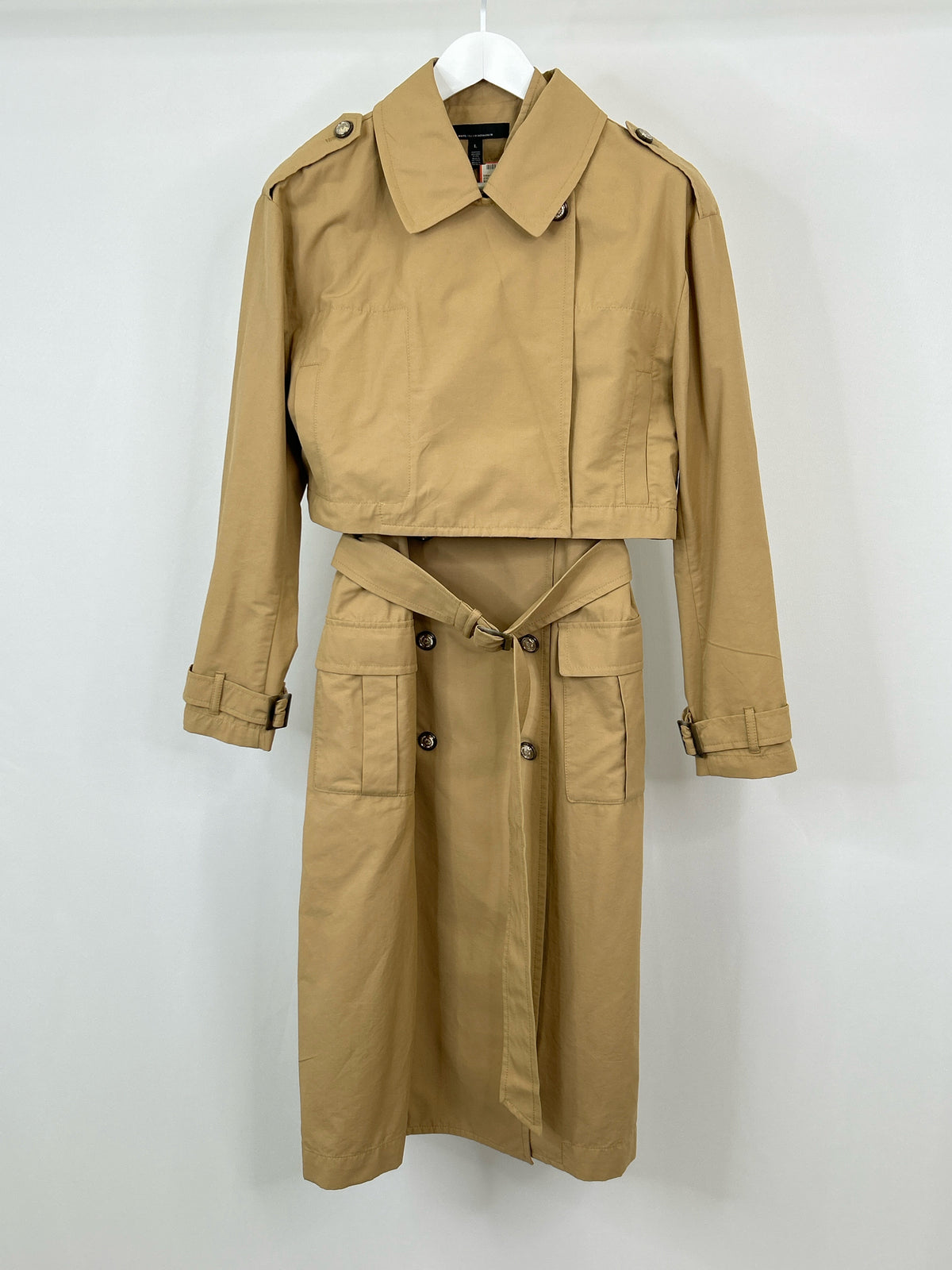 White House Black Market Size L Khaki Women 2-Piece w/Dress