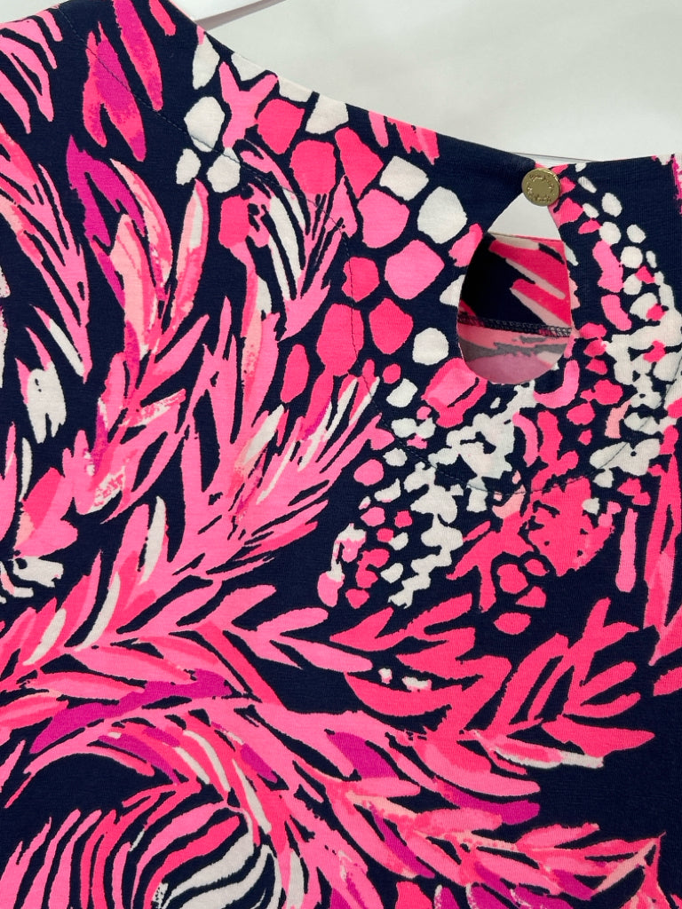 LILLY PULITZER Size L pink and navy Women's Top