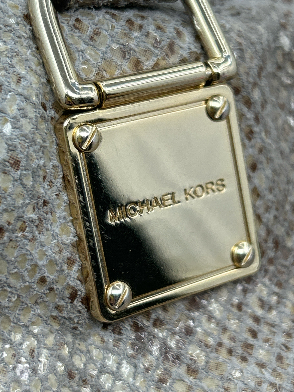 MICHAEL KORS COLLECTION Beige Print Women Tote