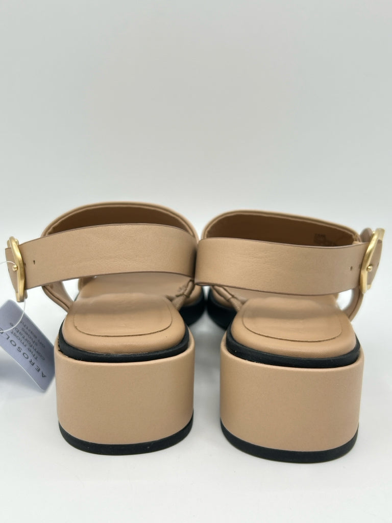 AEROSOLES Size 10M Natural Women's Sandal NIB