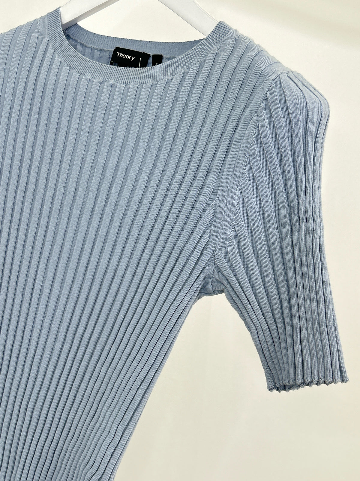 THEORY Size L Pale Blue Women Sweater