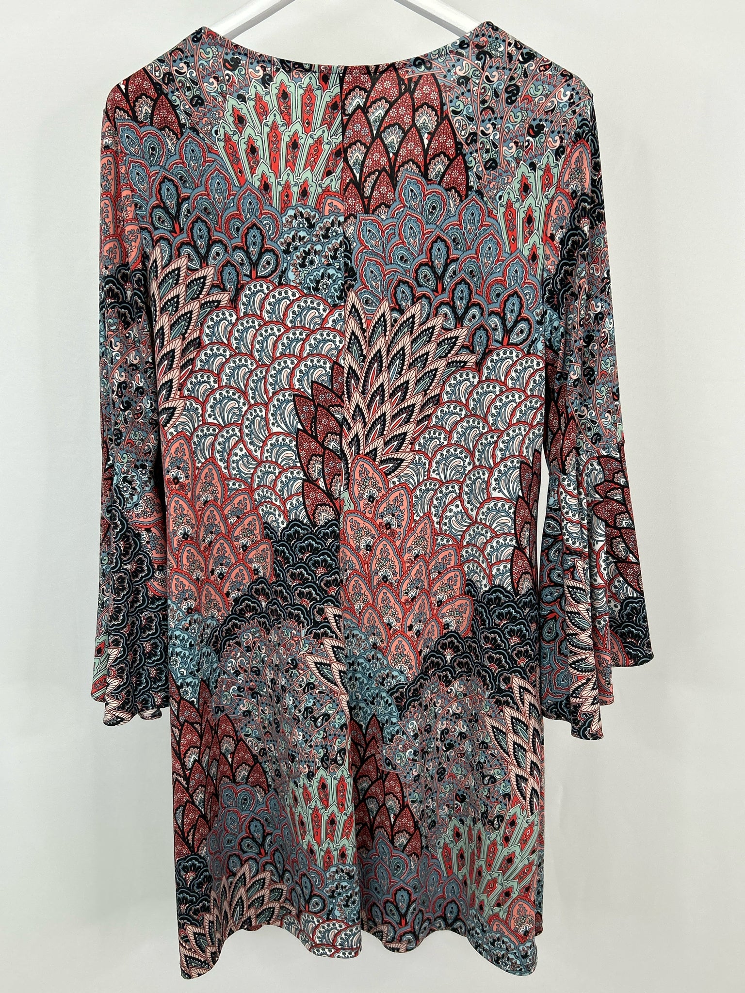 MSK NWT Size XL Pink and Blue Women Dress