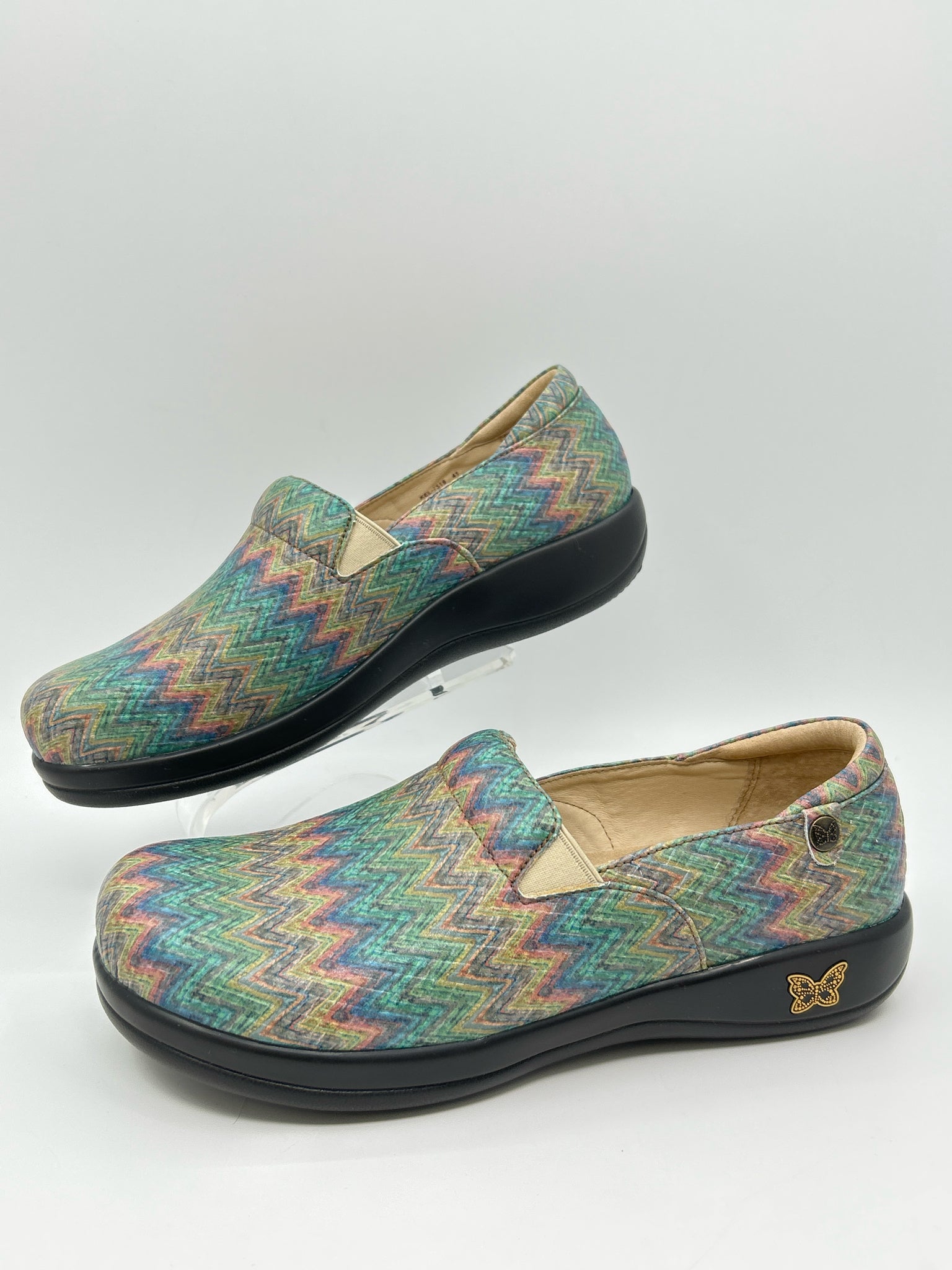 ALEGRIA Size 41/10 Multi-Color Women Clogs