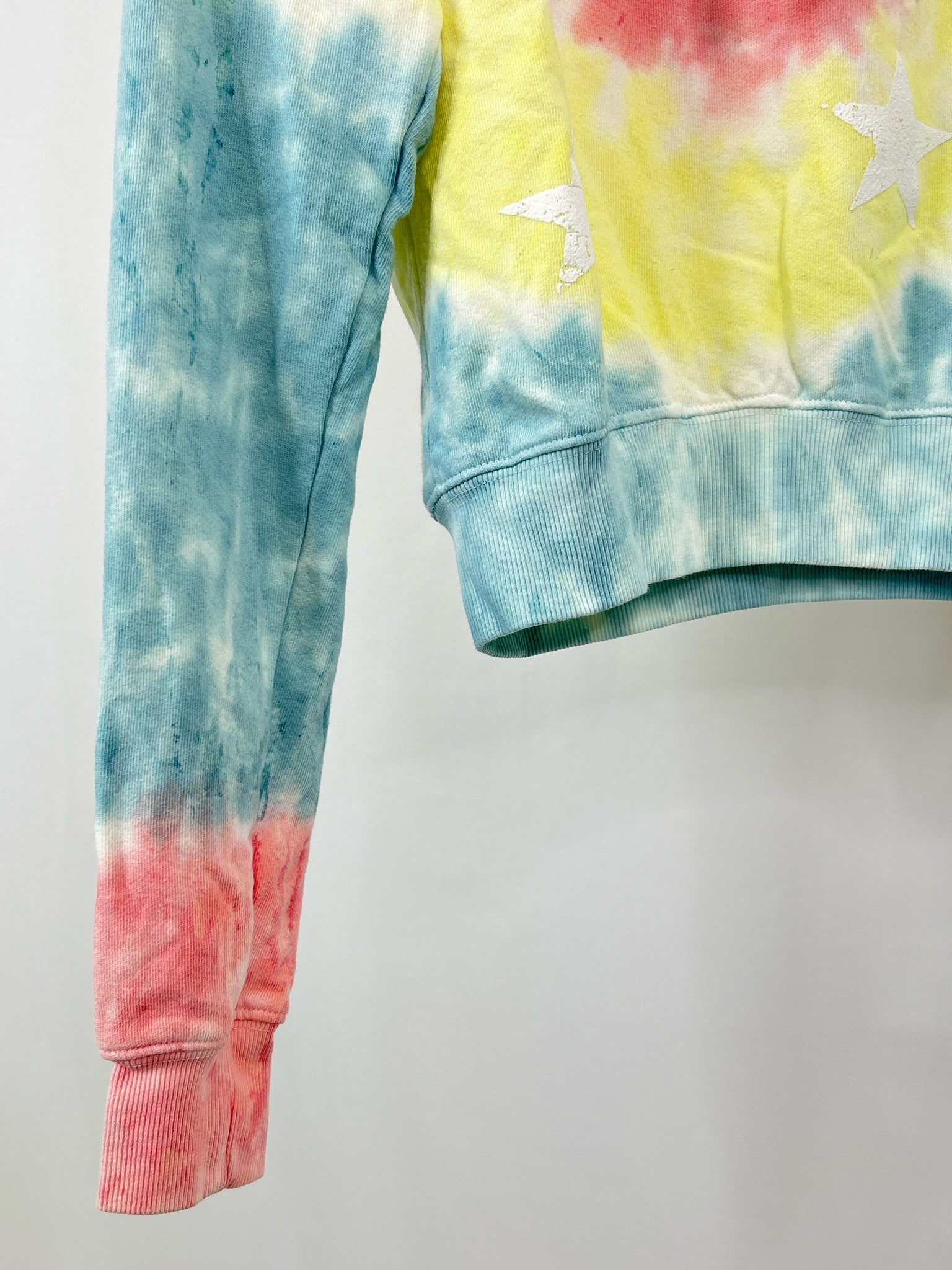 CHRLDR Size XS Pink and Yellow Women Hoodie