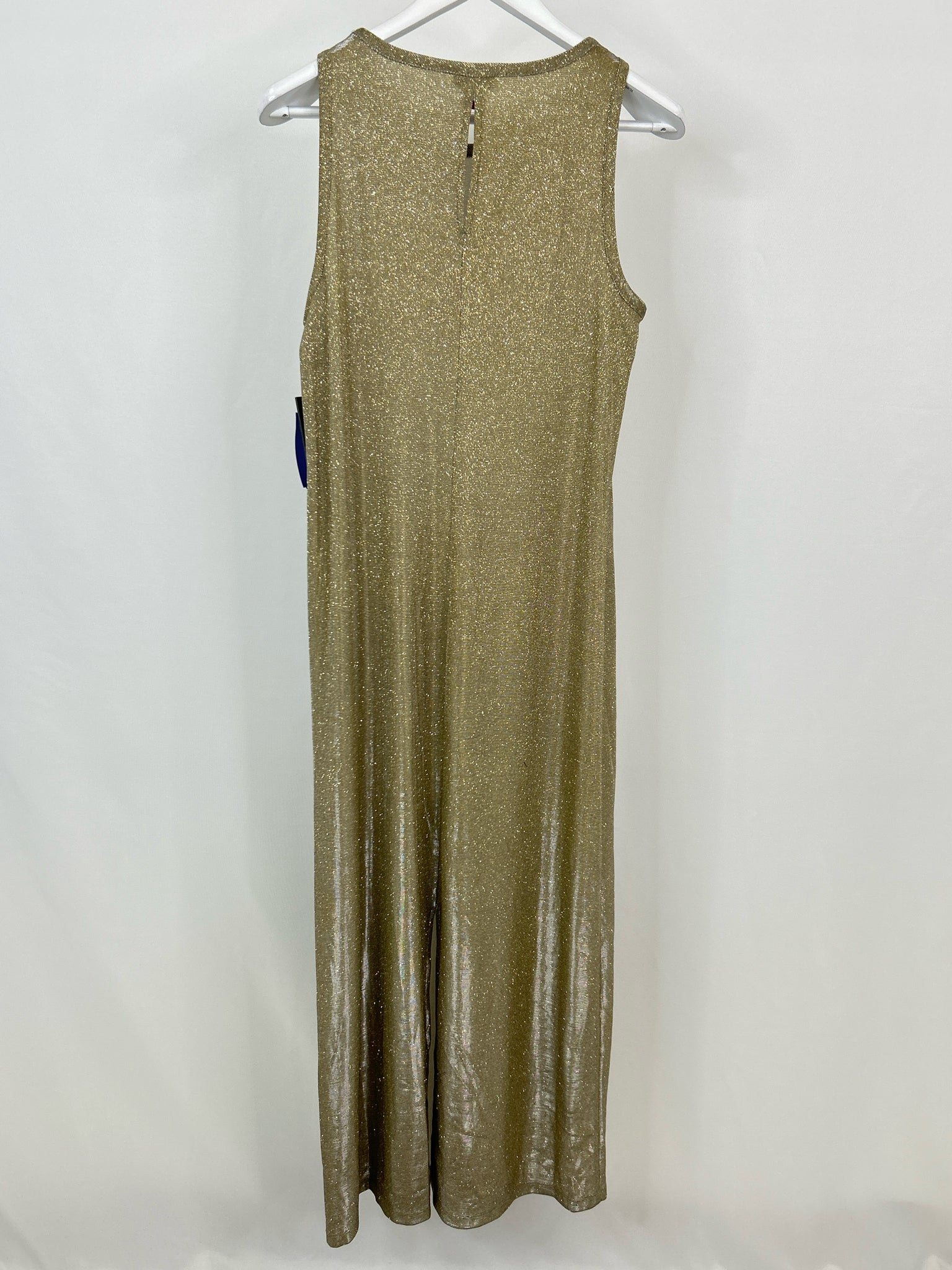 VINCE CAMUTO Size M Gold Metallic Women Dress NWT