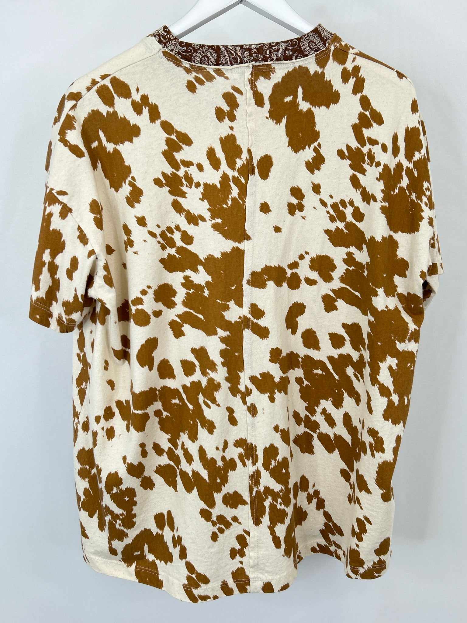 RAGABOND STUDIO Size S Cream & Brown Women Shirt