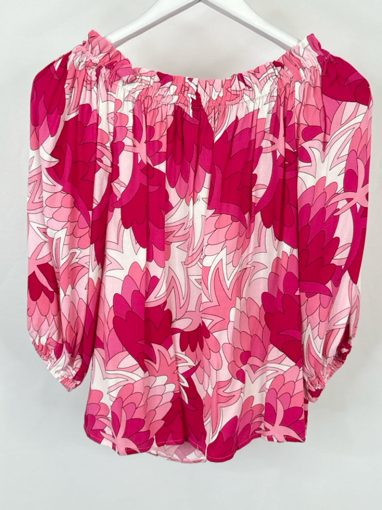 TRINA TURK NWT Size XS Pink floral Women Top