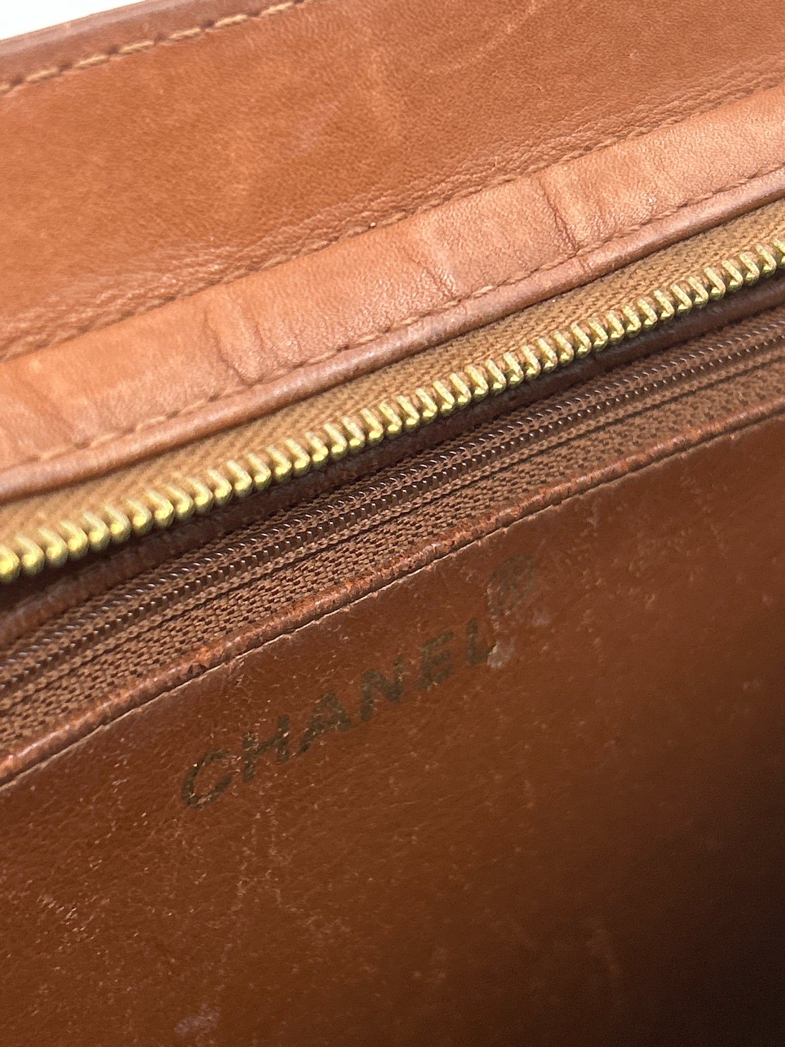 CHANEL Vintage 1998 Brown Women Tote