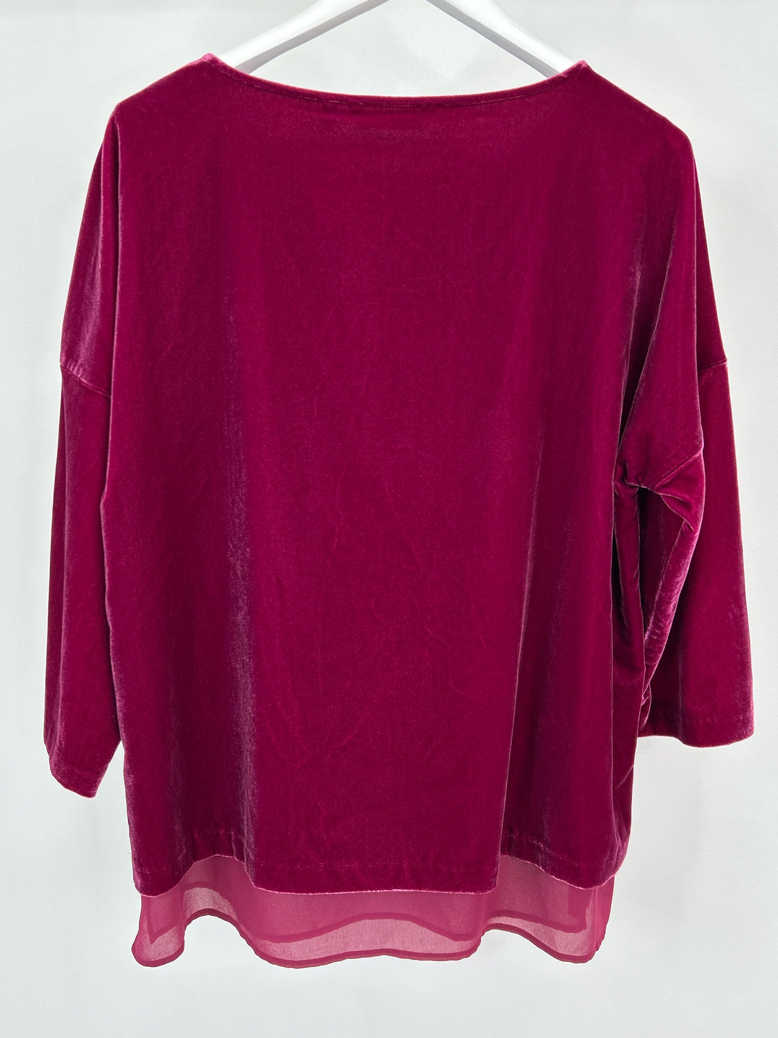 SOFT SURROUNDINGS Size L Fuschia Women Tunic