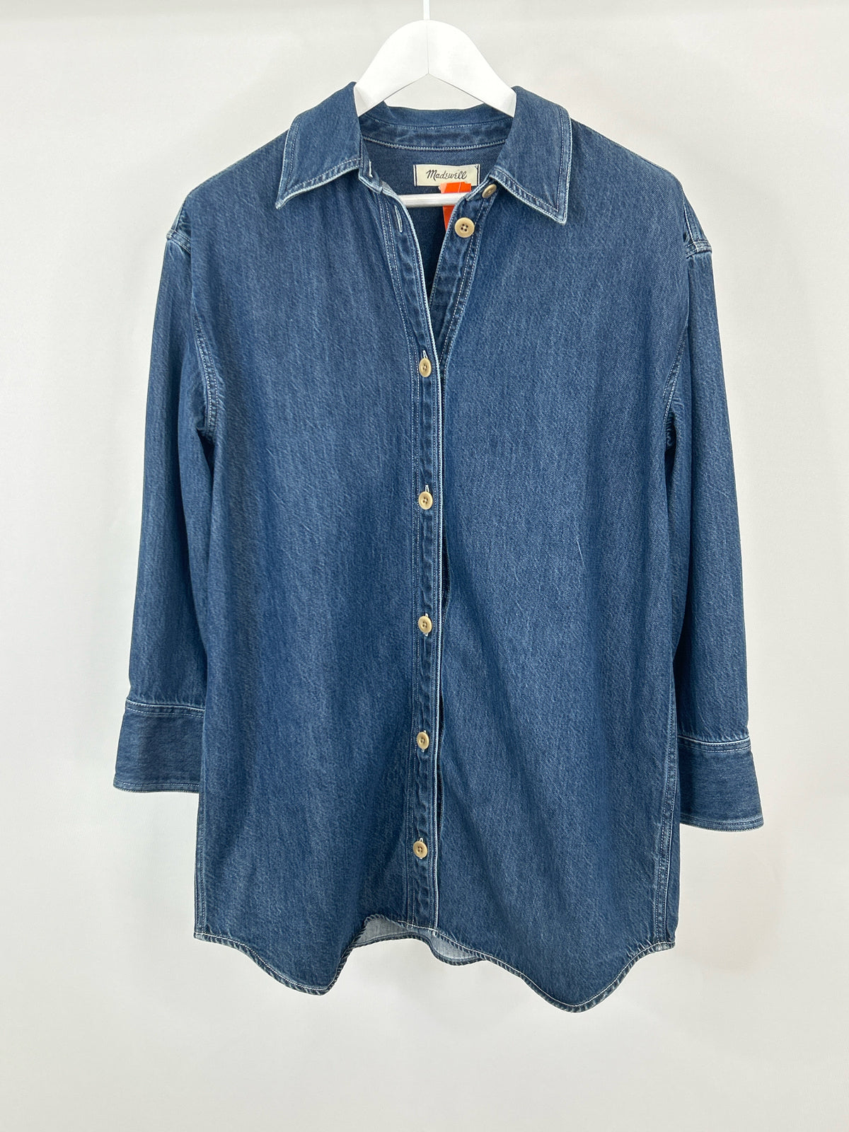 MADEWELL Size L BLUE DENIM Women Tunic