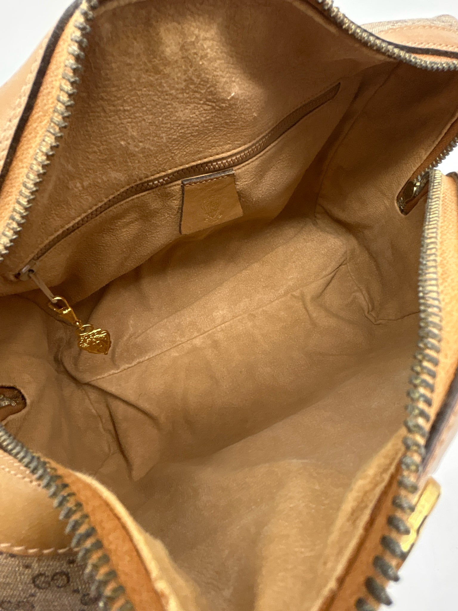 GUCCI Vintage Brown Monogram Women Purse