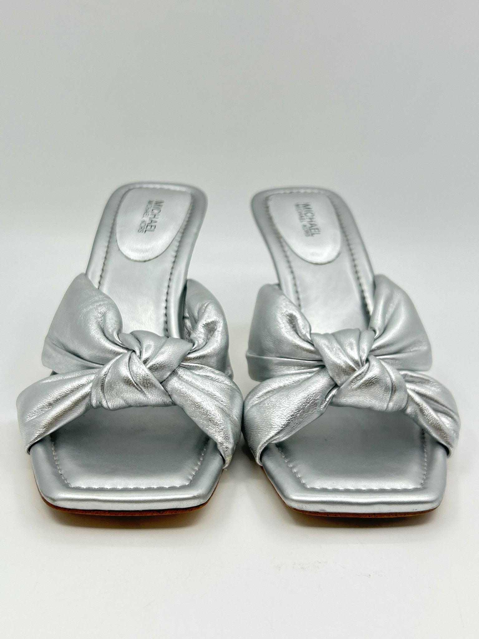 MICHAEL MICHAEL KORS Size 9M Silver Metallic Women Sandal