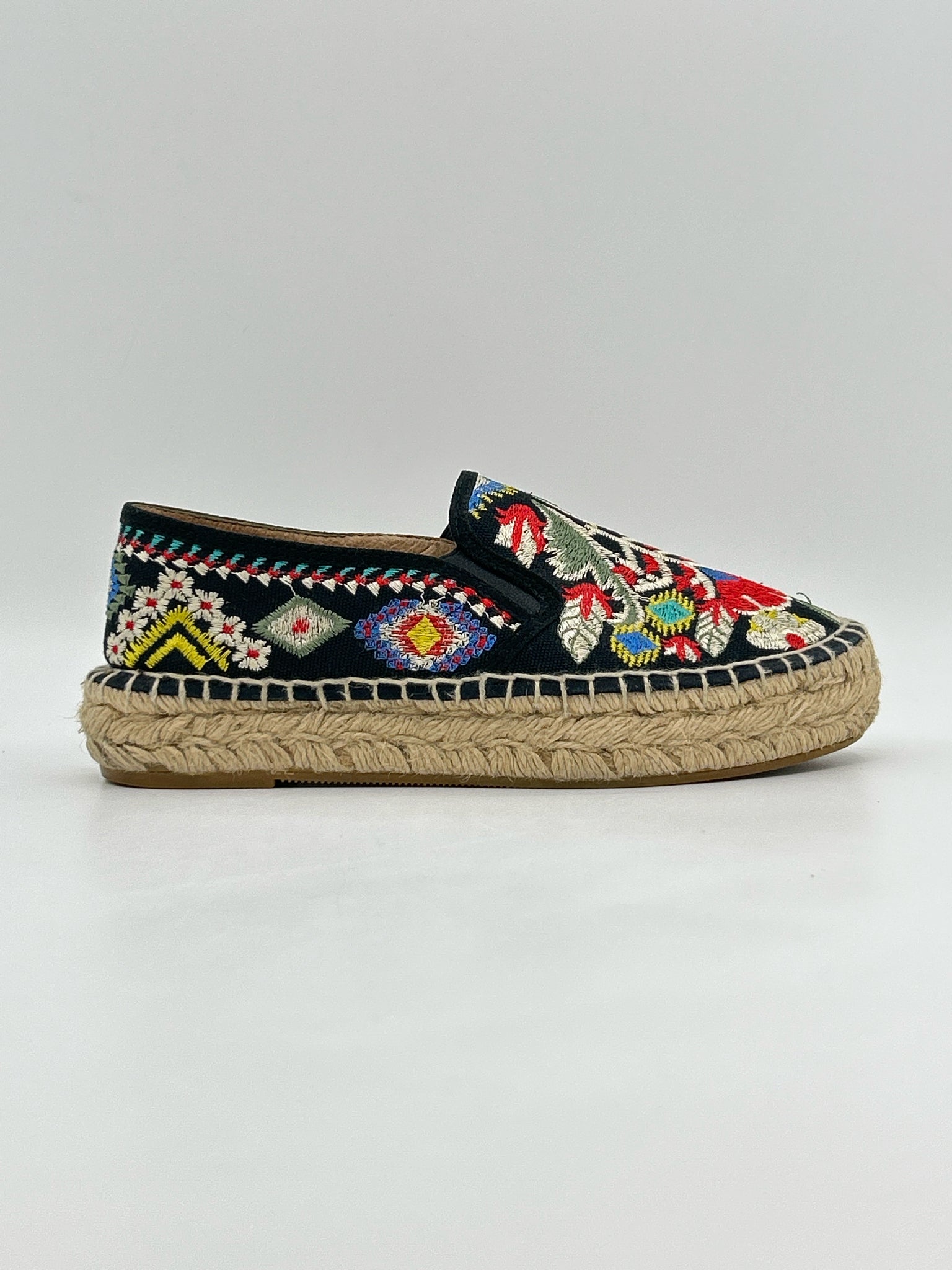 JOHNNY WAS Size 7.5 Multi-Color Women Flats