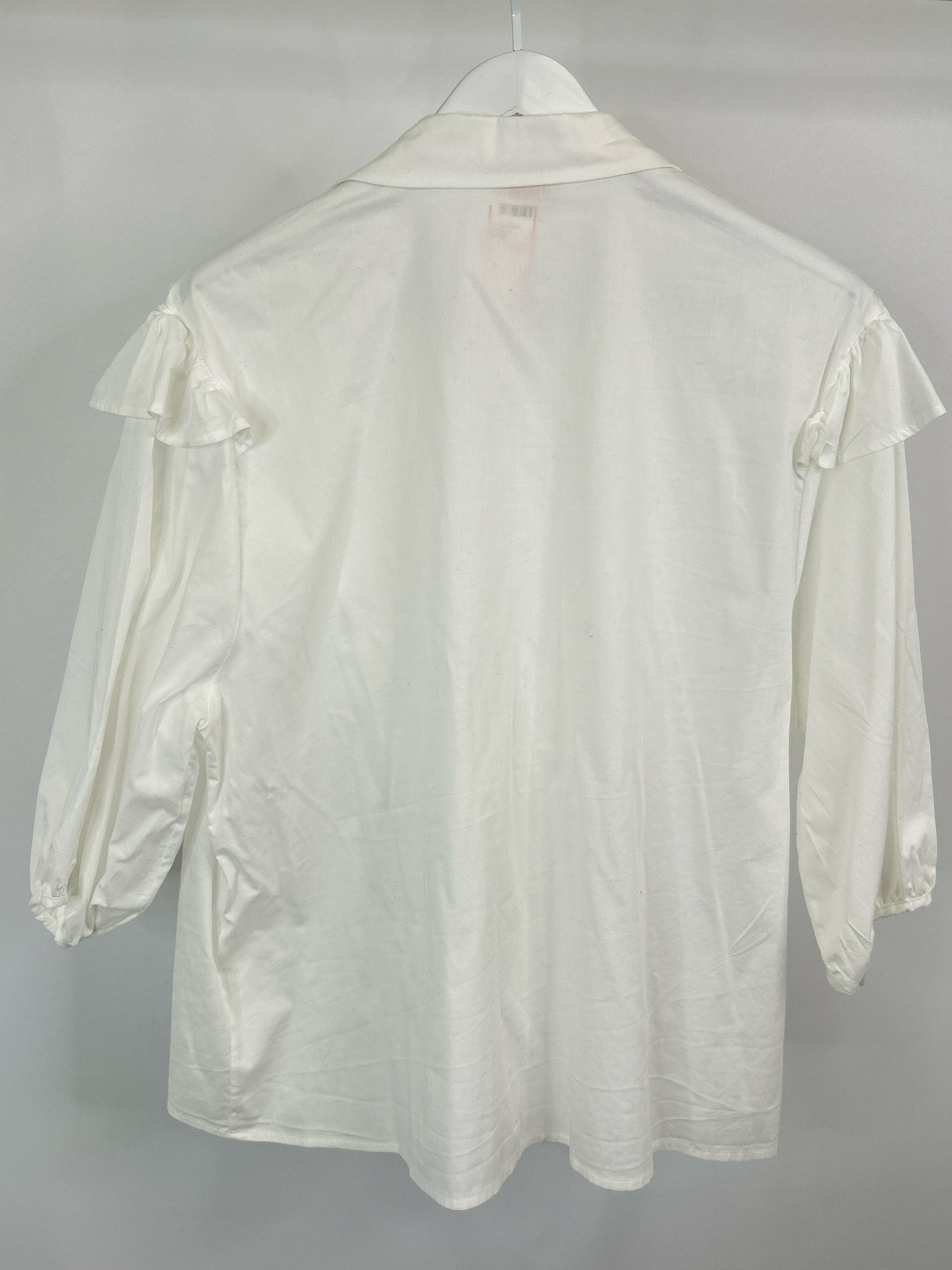 KARLIE Size L White Women Shirt