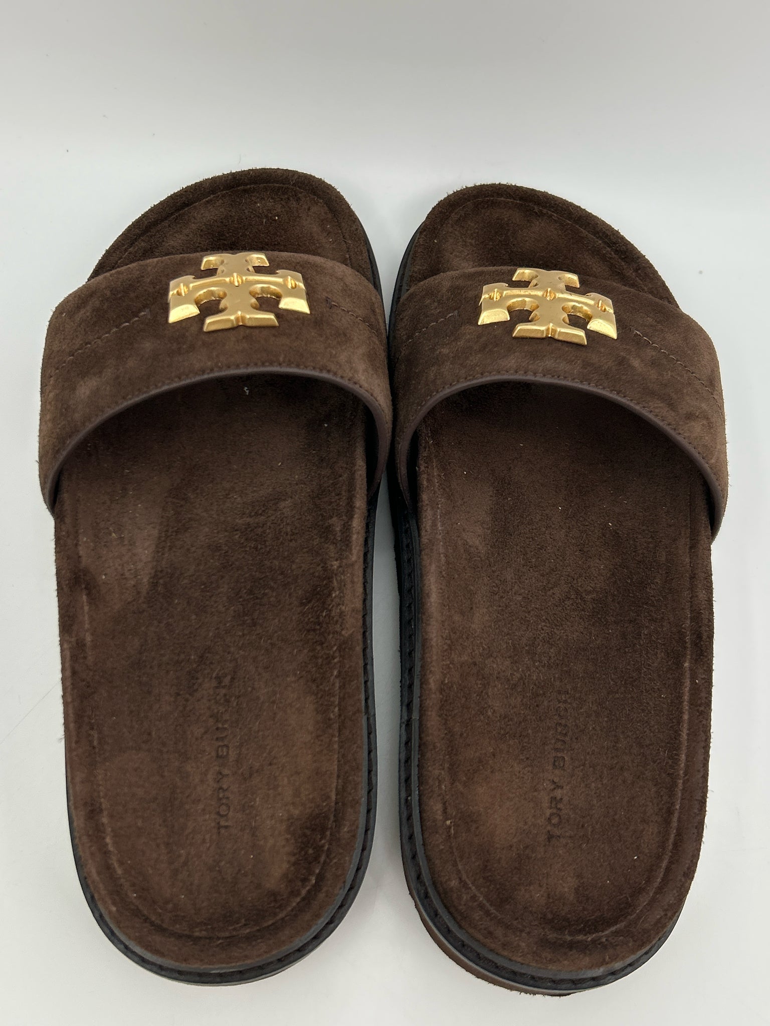 TORY BURCH Size 8M DARK BROWN Women Sandal
