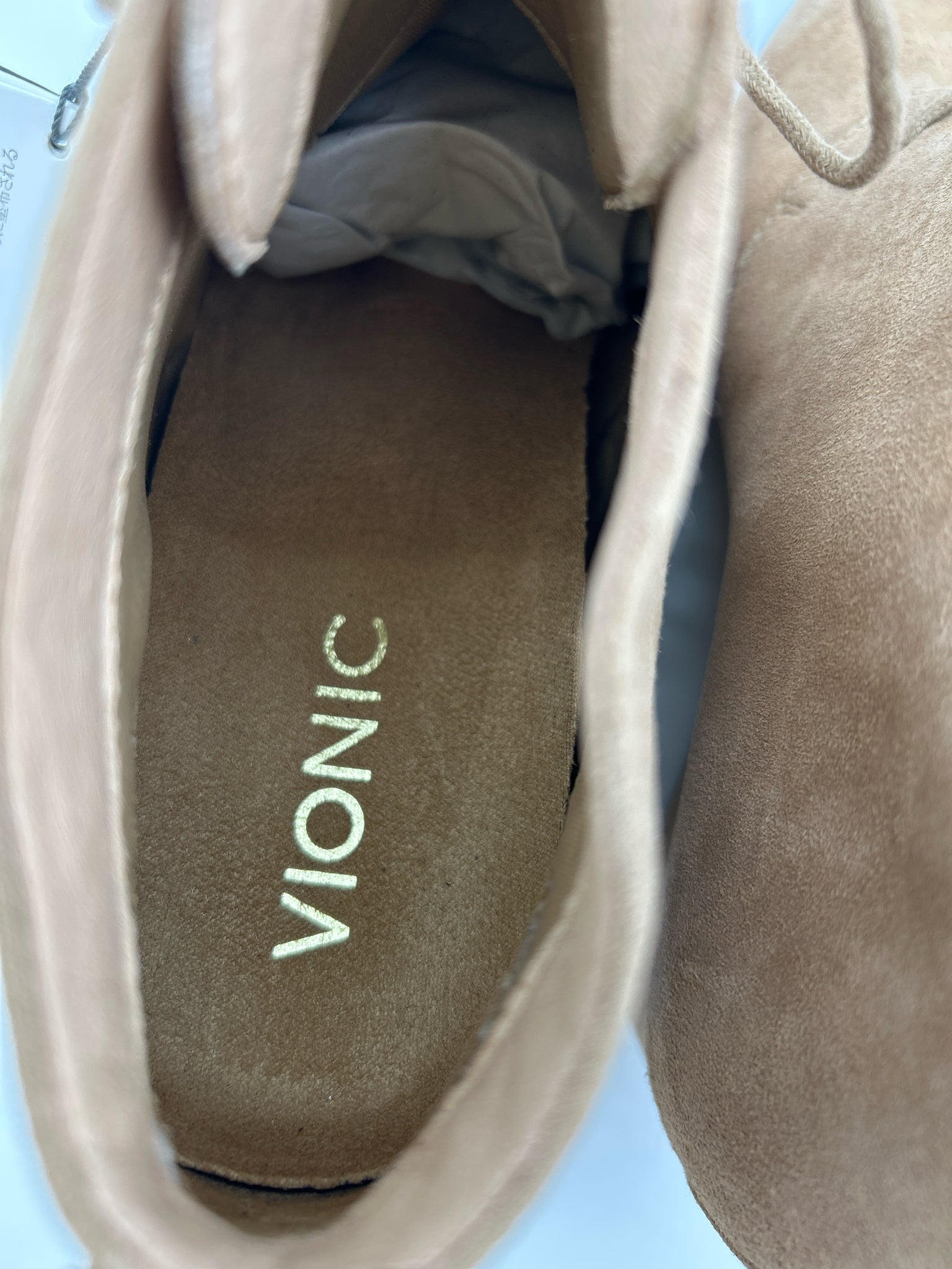 VIONIC Size 8 SAND Women Booties