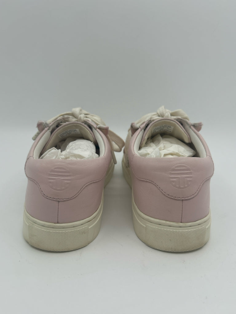 TORY BURCH Women Size 8 Pink Leather Sneakers
