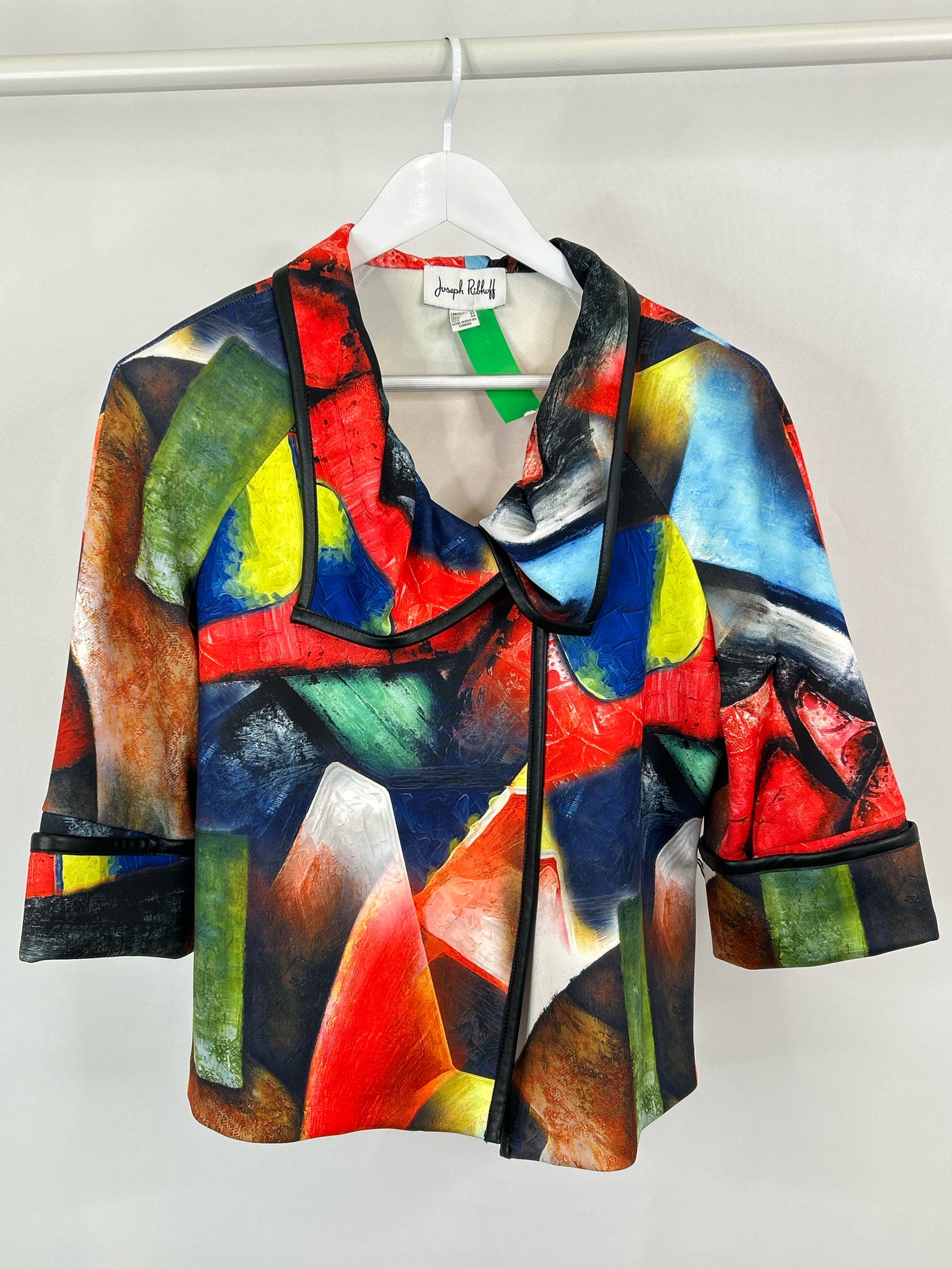 JOSEPH RIBKOFF Size 10 Multi-Color Women Jacket