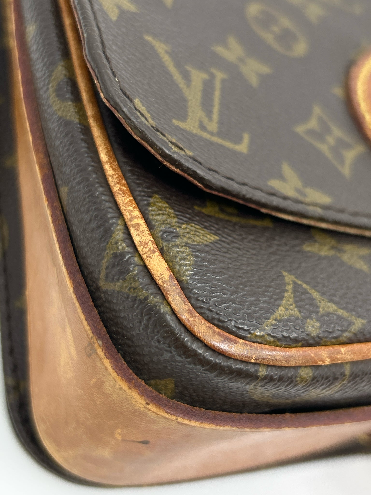 LOUIS VUITTON Cartouchiere MM Brown Monogram Women Purse