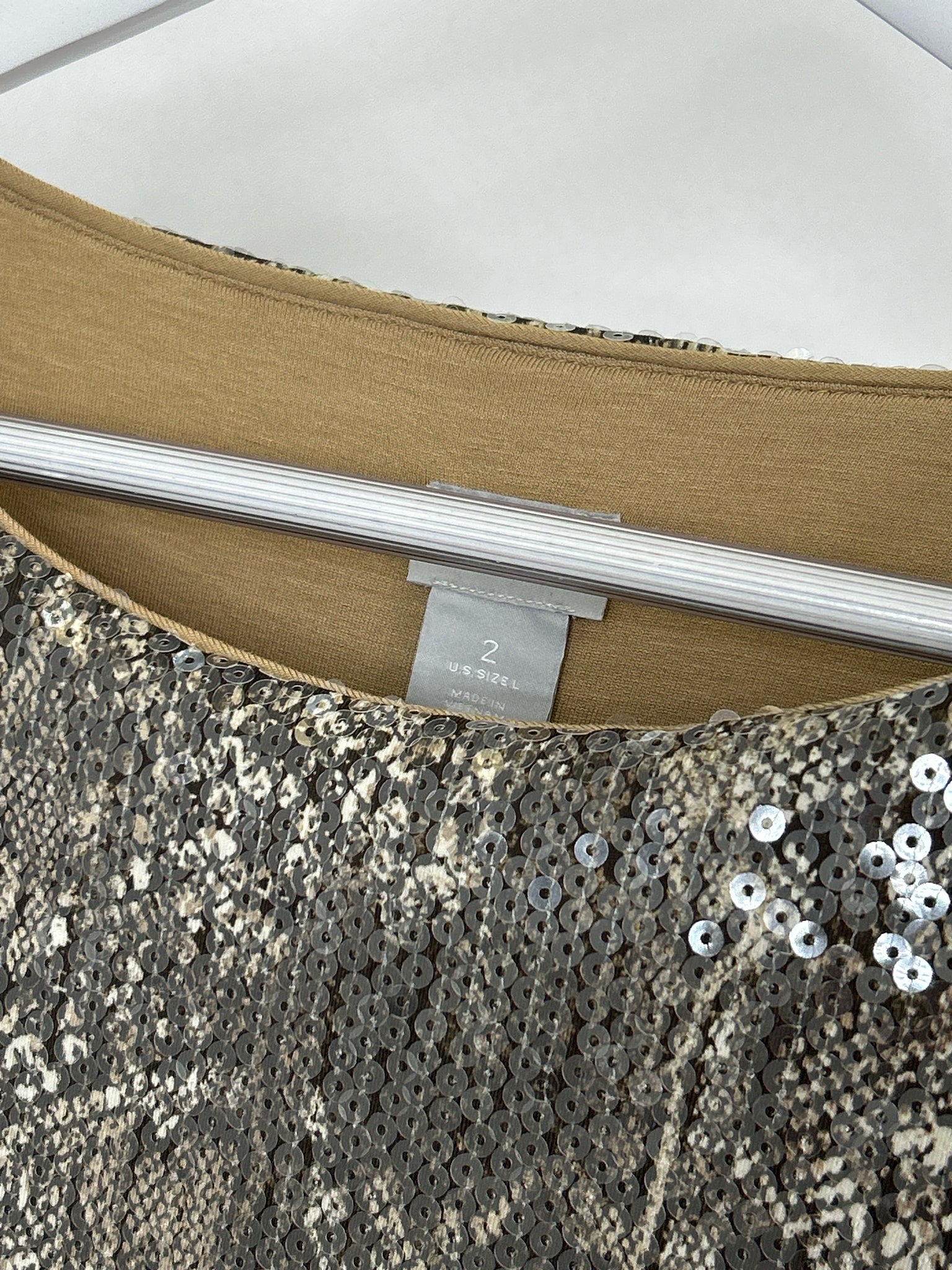 CHICO'S Size 12 Espresso Women Tunic