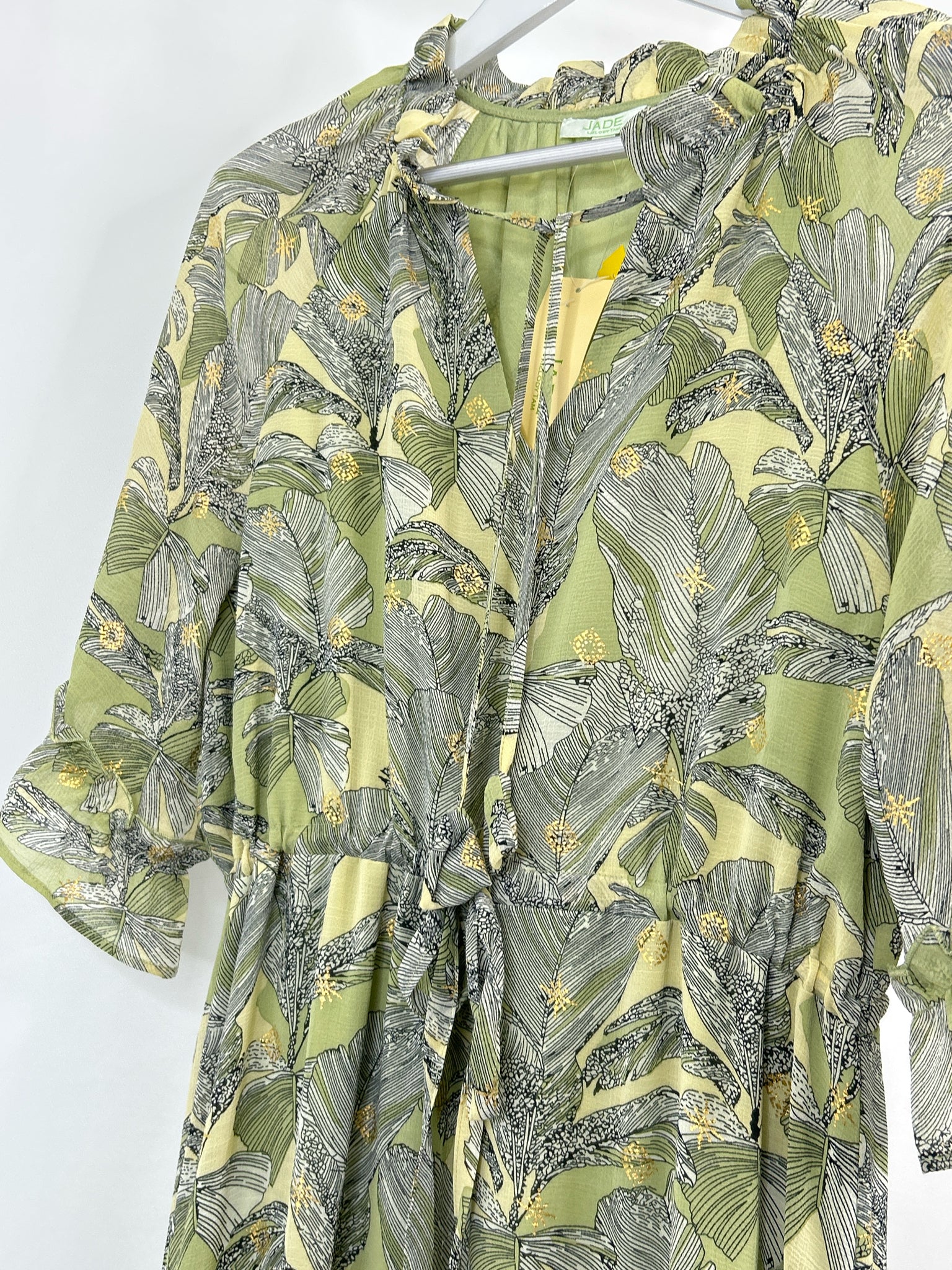 JADE MELODY TAM Size M Green Women Dress NWT