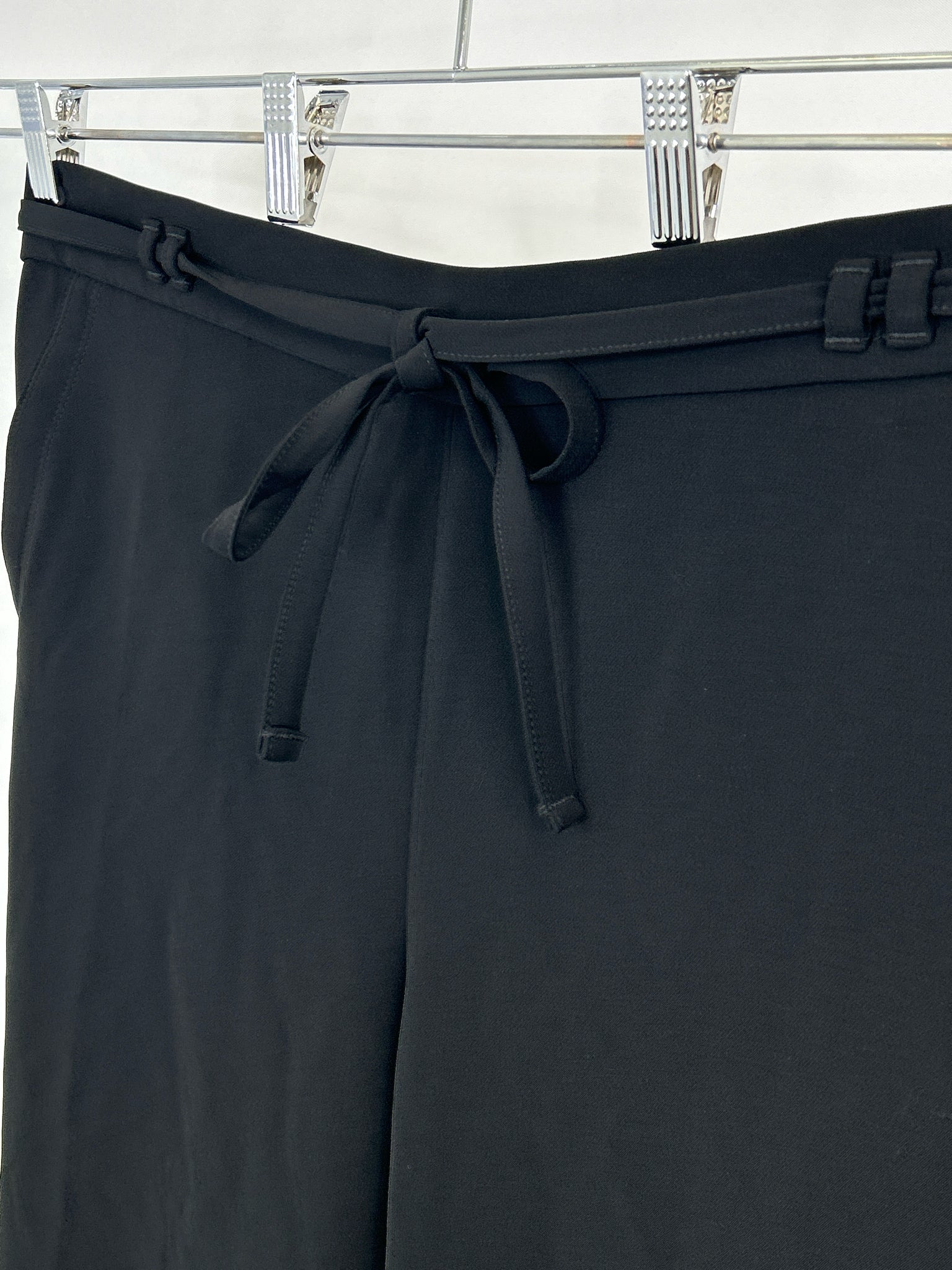 TALBOTS Size XLP Black Cropped Women Pants NWT