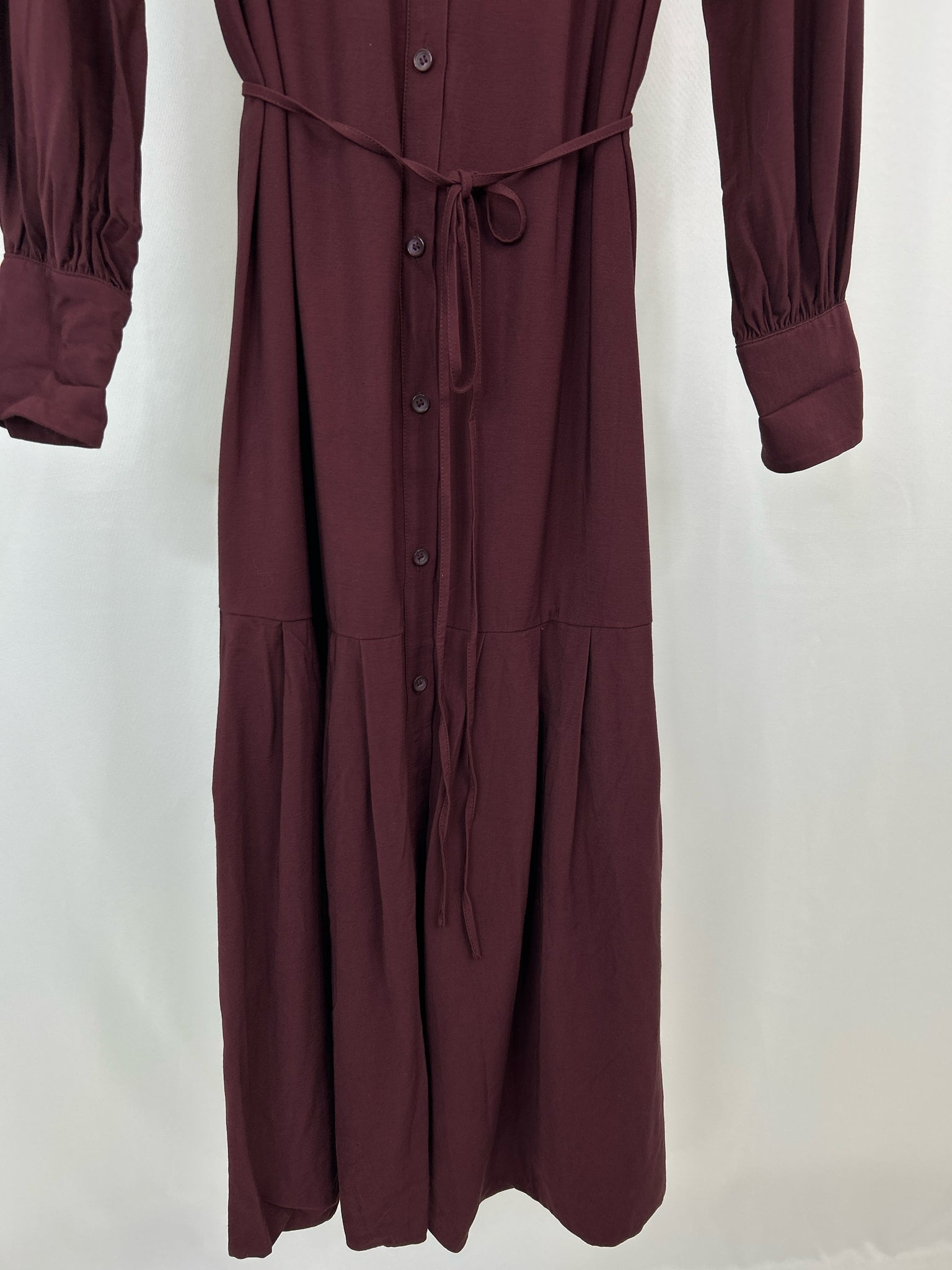 LOFT Size 6 Burgundy Women Dress