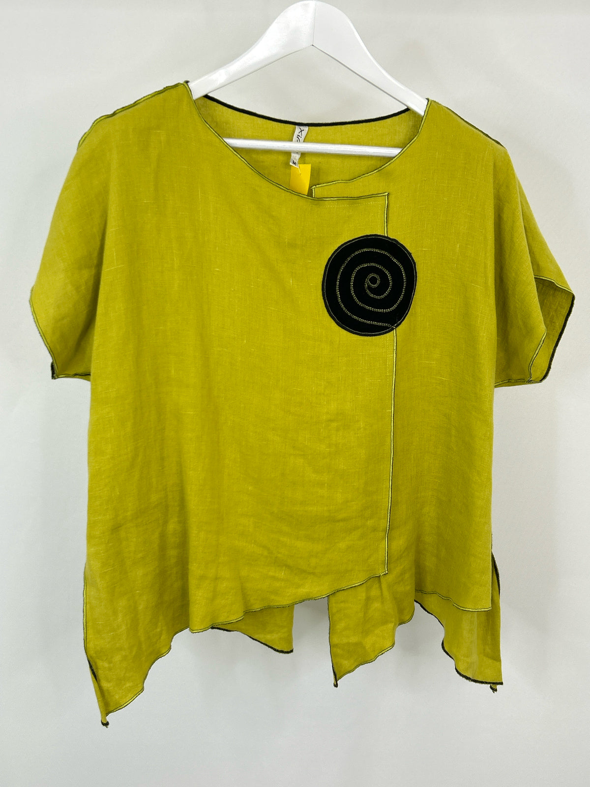 XIAO Size M Lime Green Women Blouse