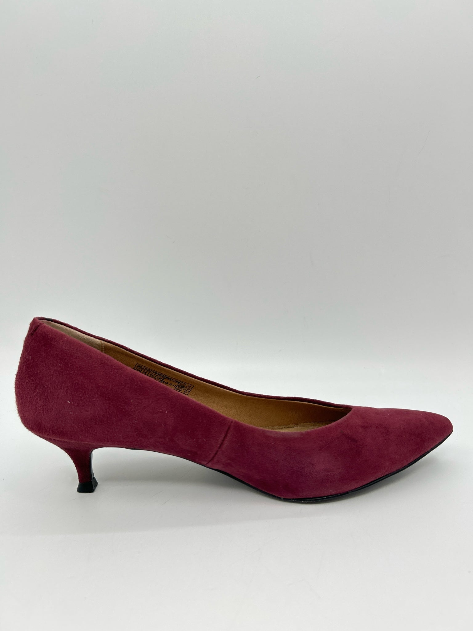 VIONIC Size 8.5 Burgundy Women Pumps