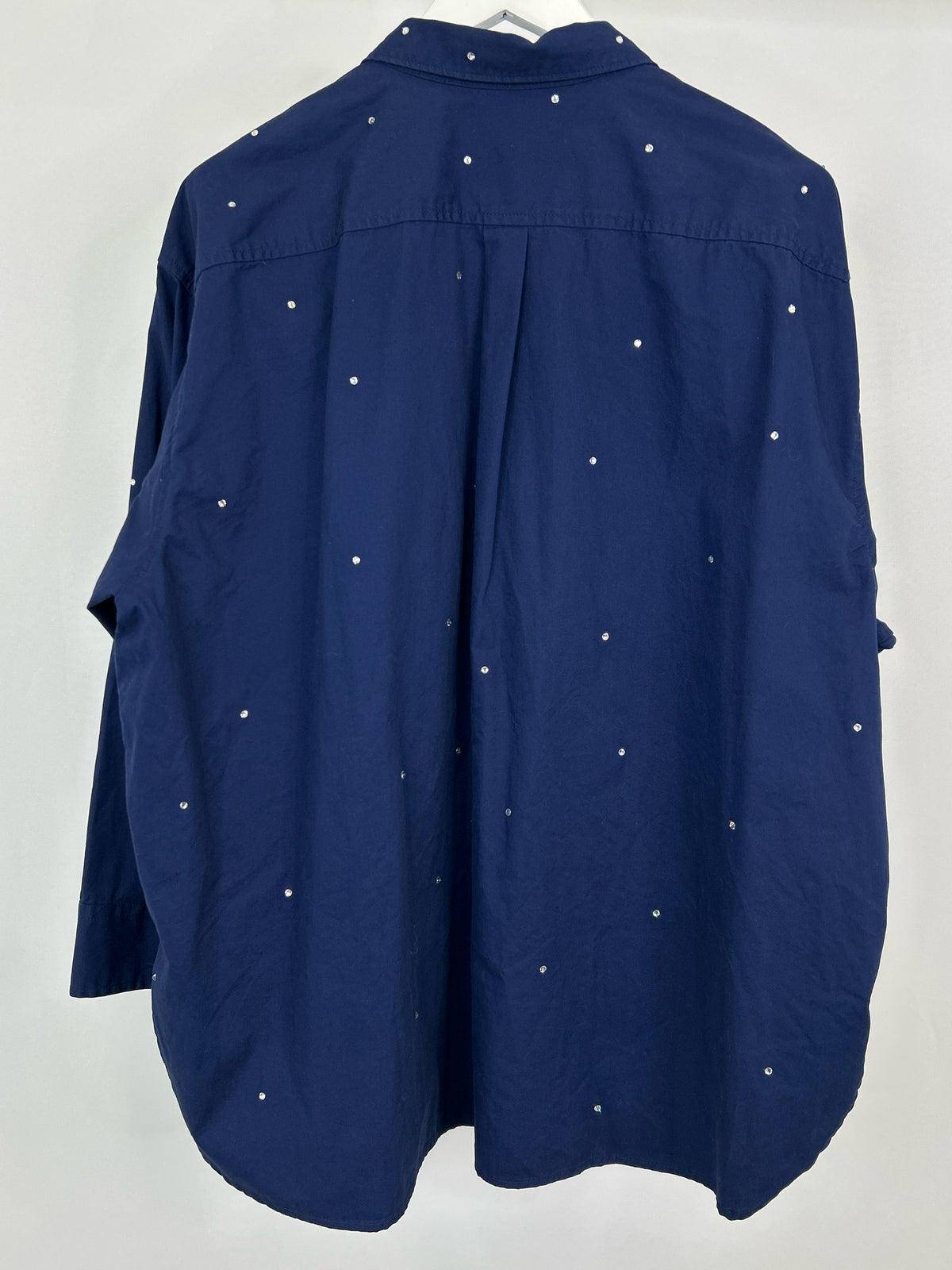 J. CREW Size 3X Blue Women Shirt NWT