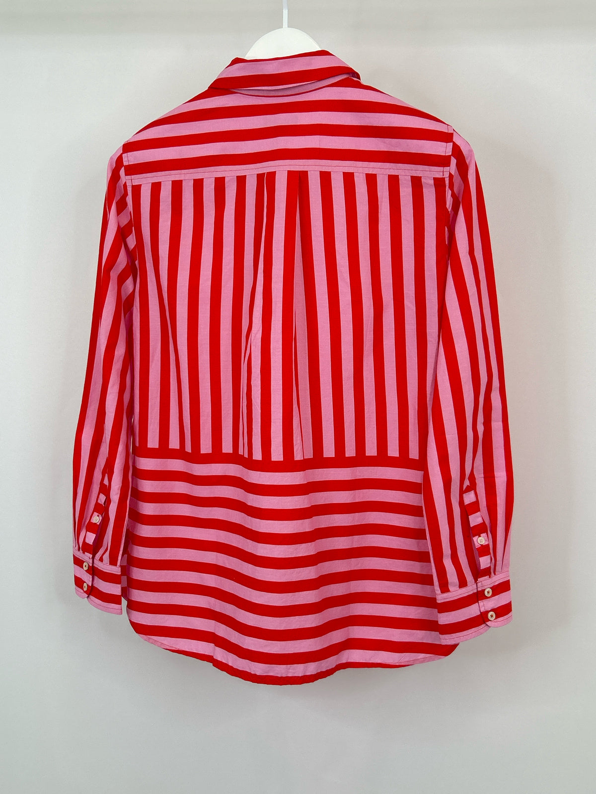 TALBOTS Size M Pink and Red Women Shirt