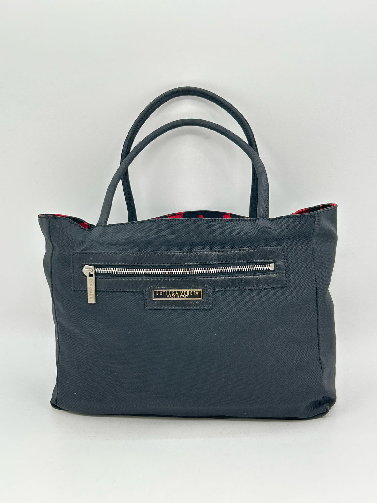 BOTTEGA VENETA Black & Red Women Tote