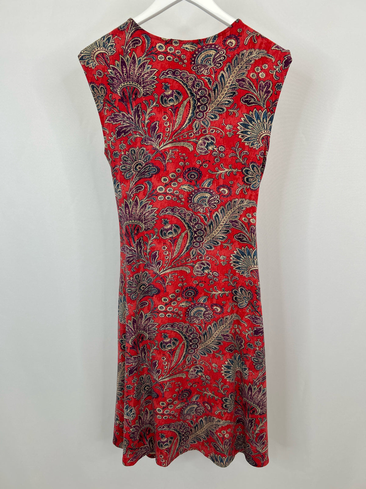 Lauren Ralph Lauren Size M Red Print Women Dress