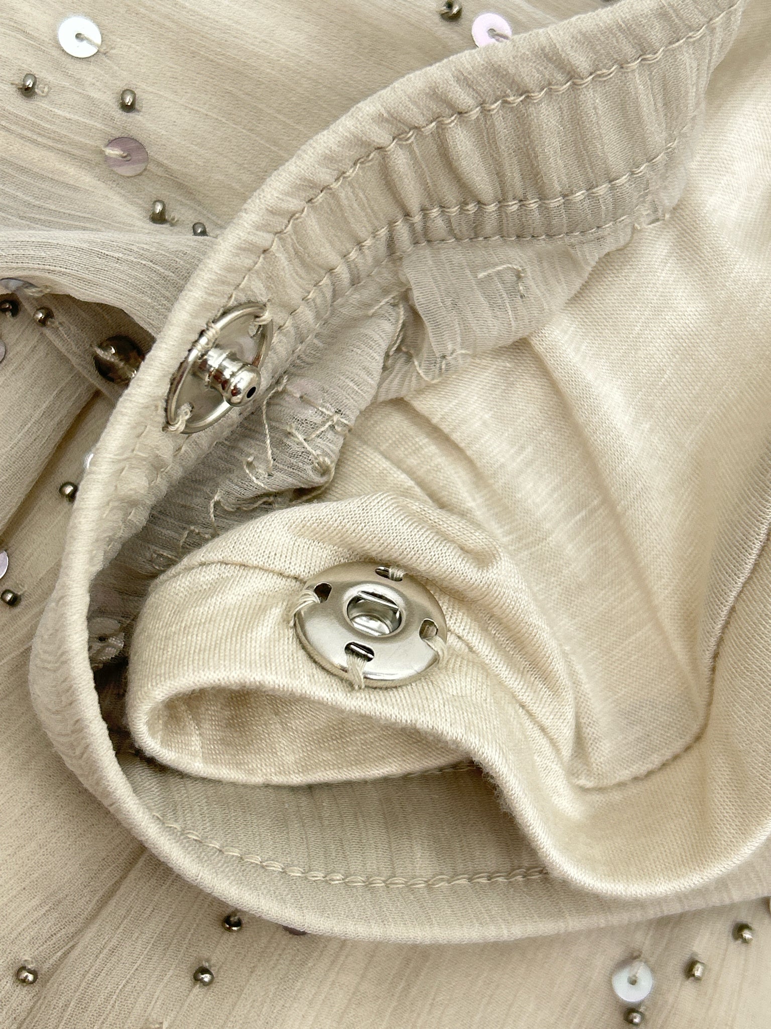SOFT SURROUNDINGS Size L Beige Women 2-Piece w/skirt