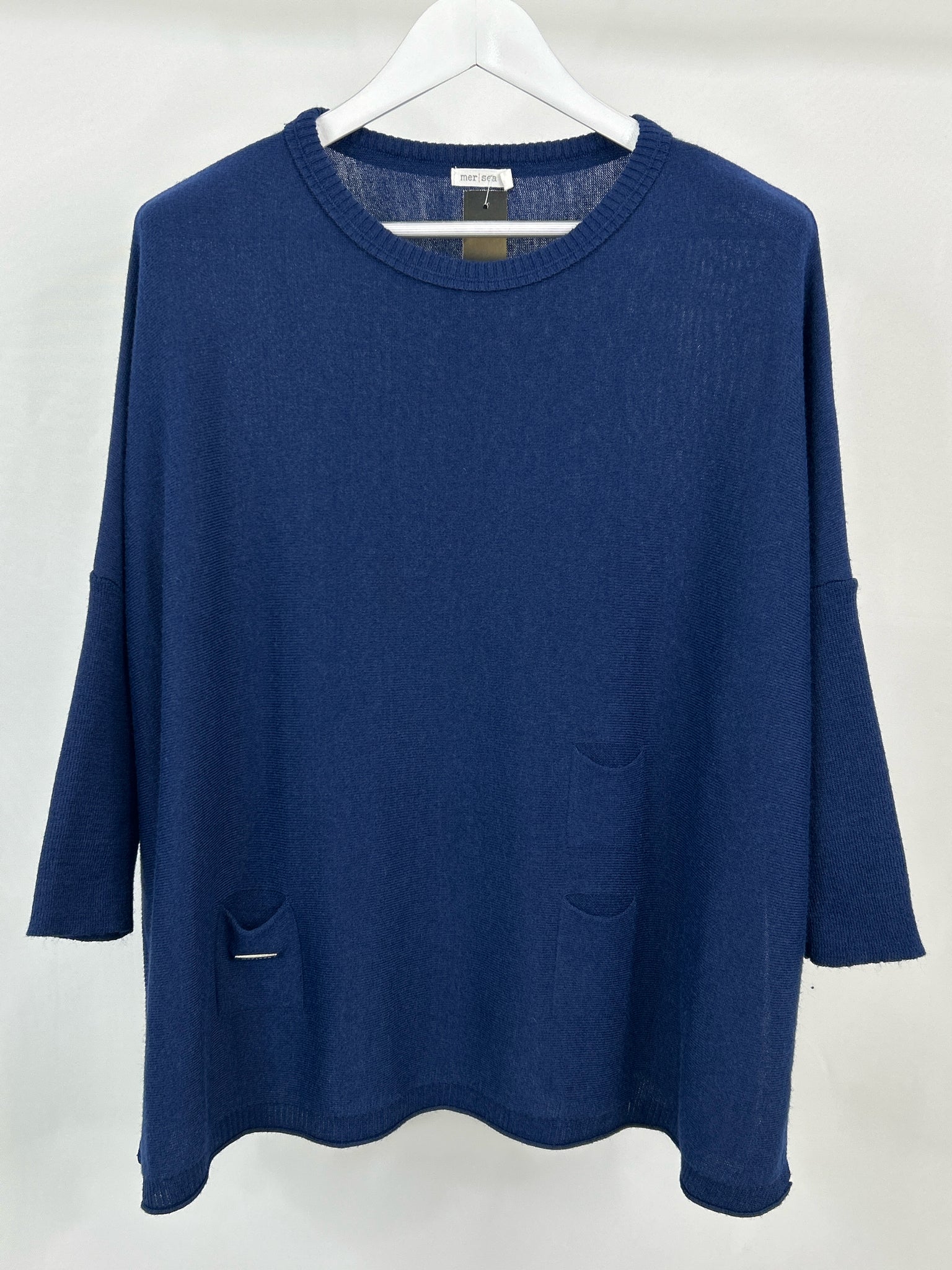 MERSEA One Size Blue Women Sweater