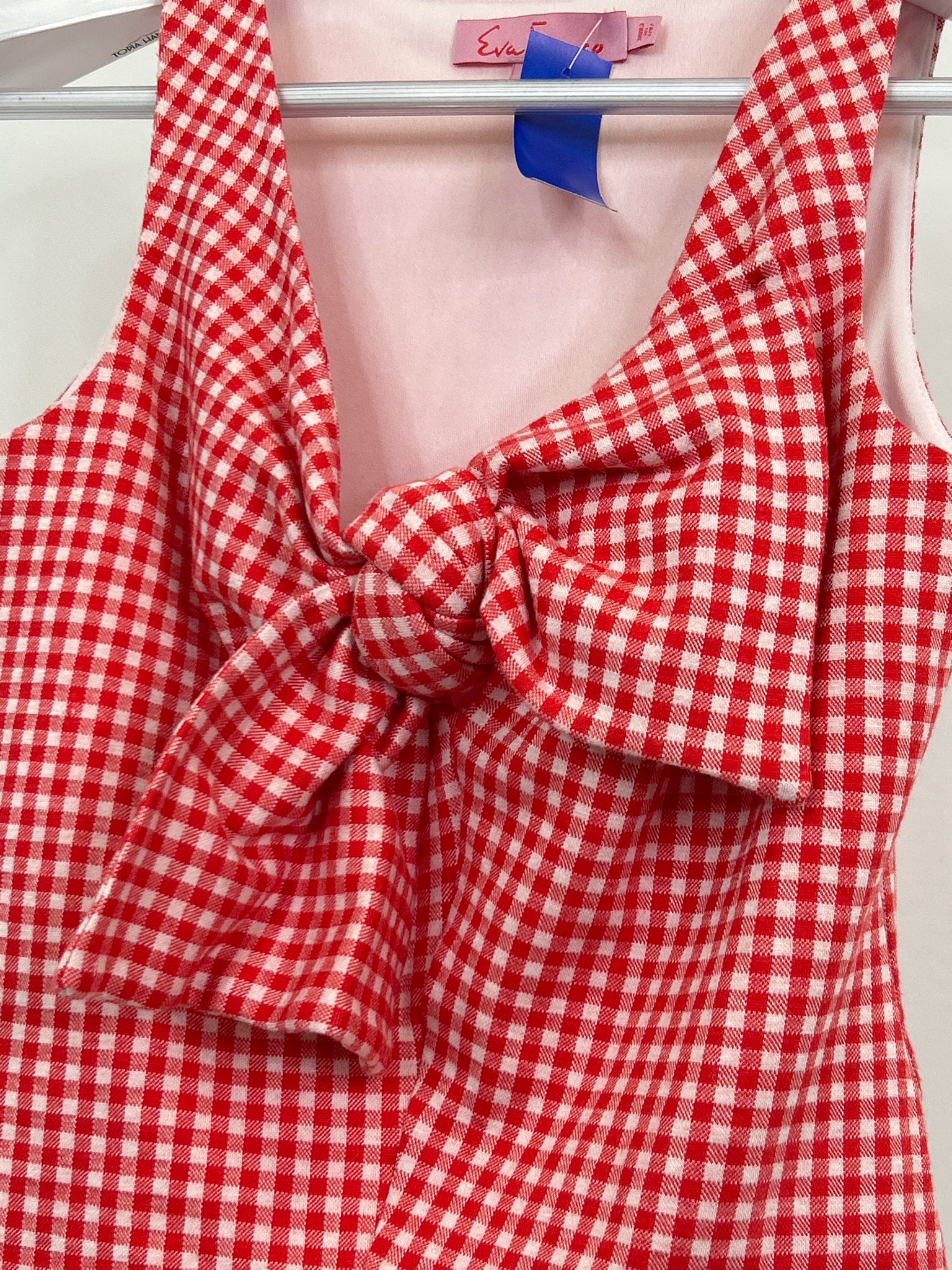 EVA FRANCO Size S red and white Women Top