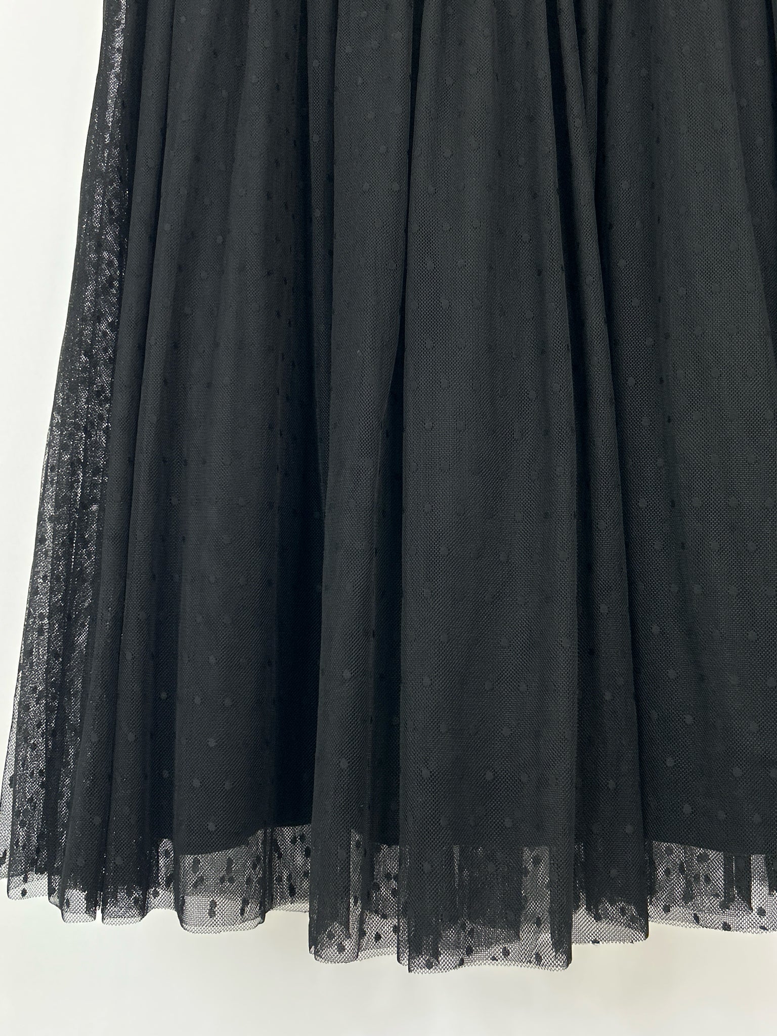 Garnet Hill Size L Black Skirt
