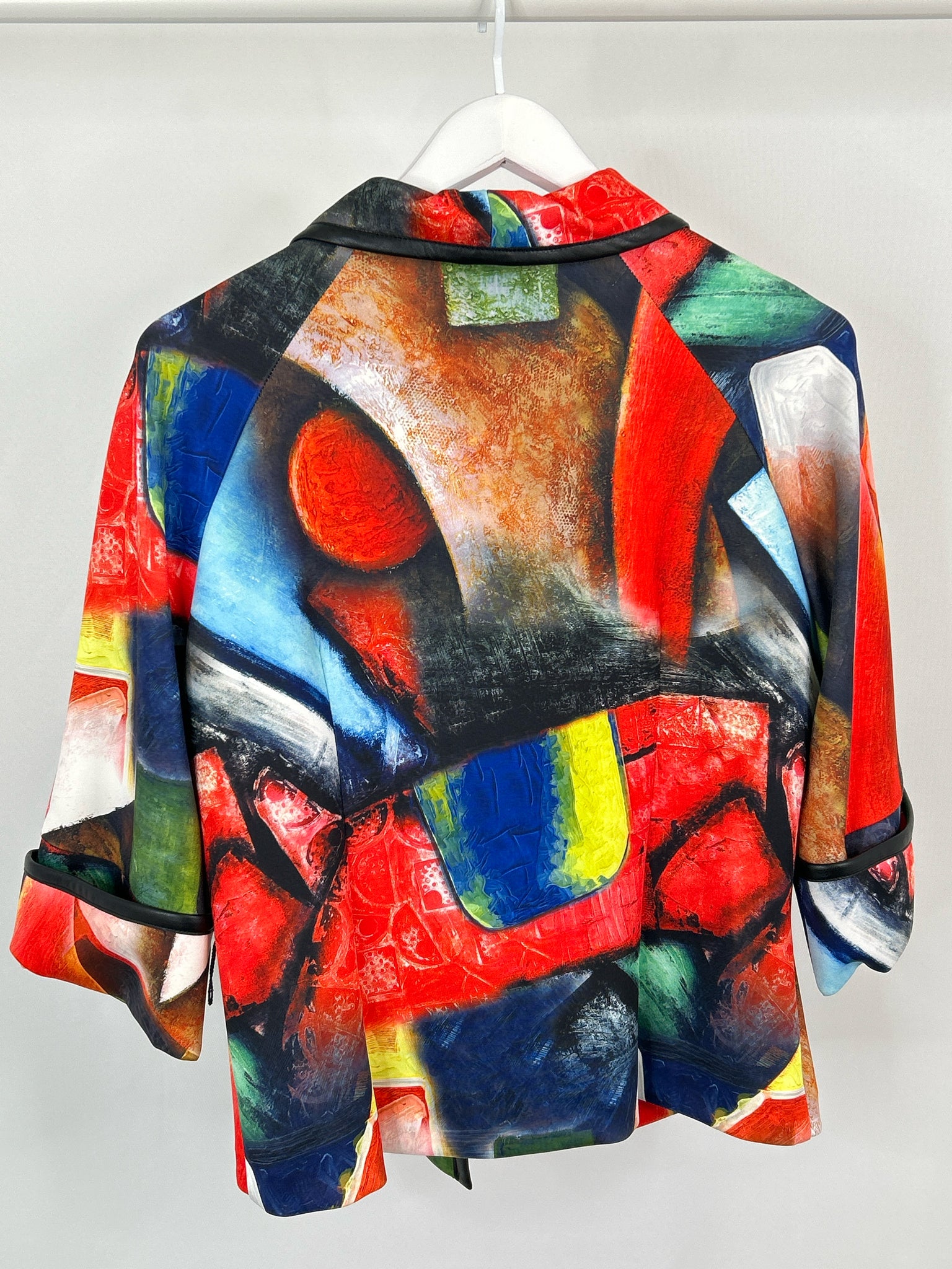 JOSEPH RIBKOFF Size 10 Multi-Color Women Jacket