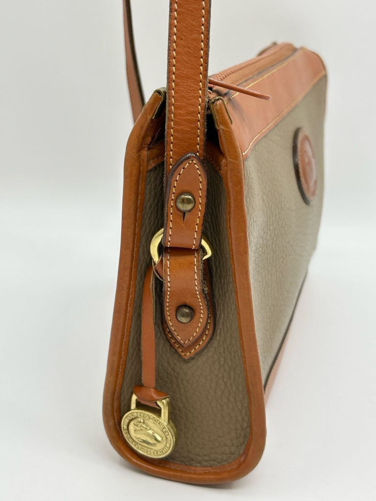 DOONEY & BOURKE Taupe and Tan Purse