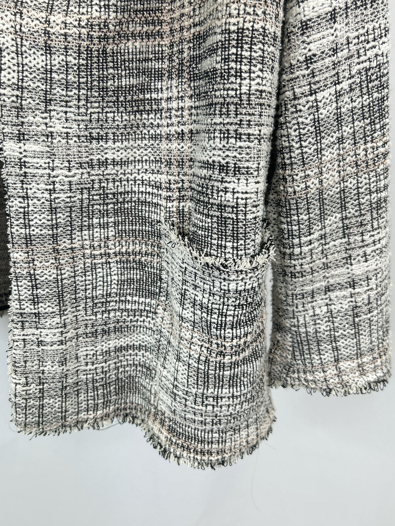 MAX STUDIO Size 1X White and black Women Blazer