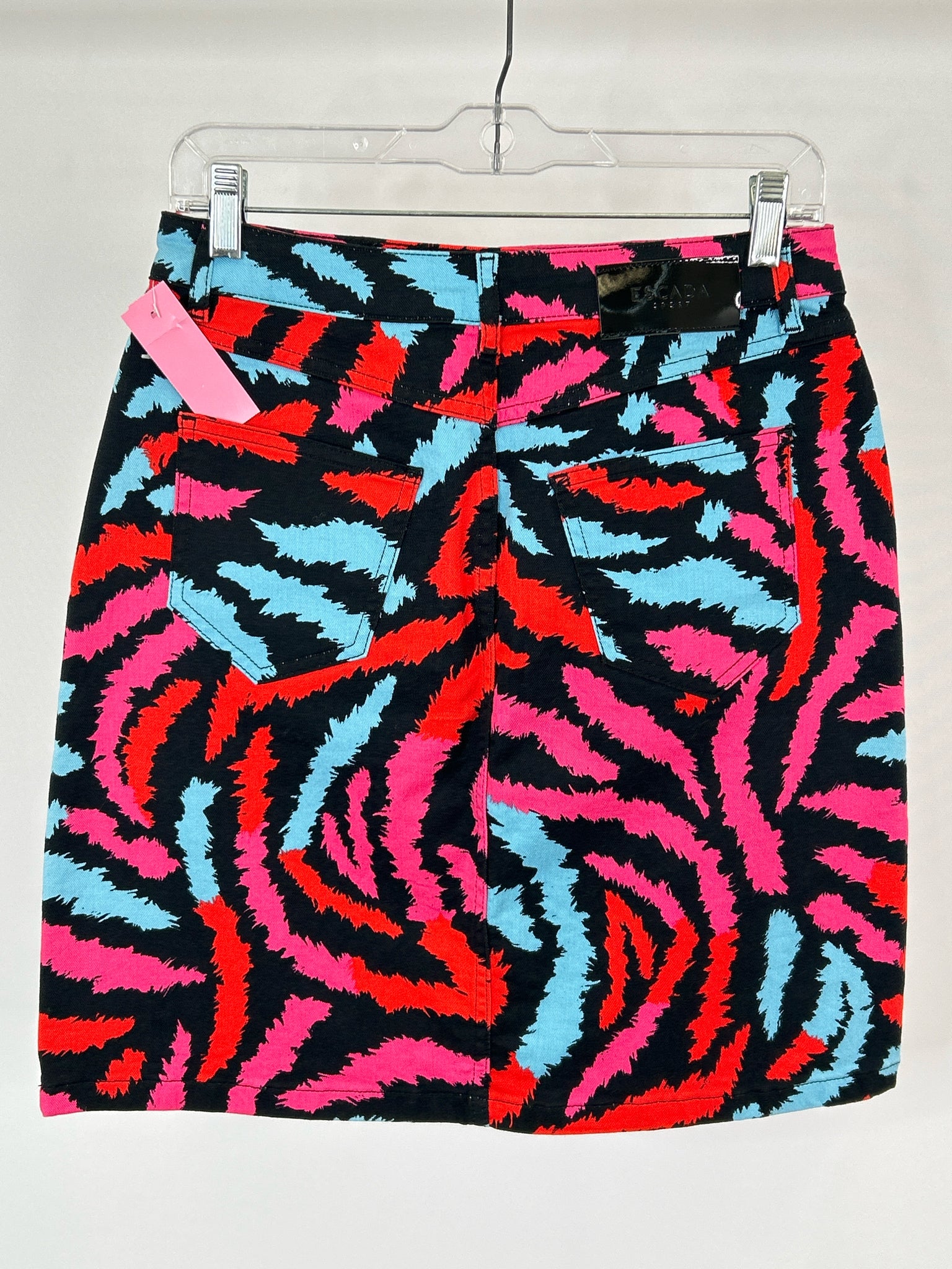 ESCADA Size 36 Black Print Women Skirt