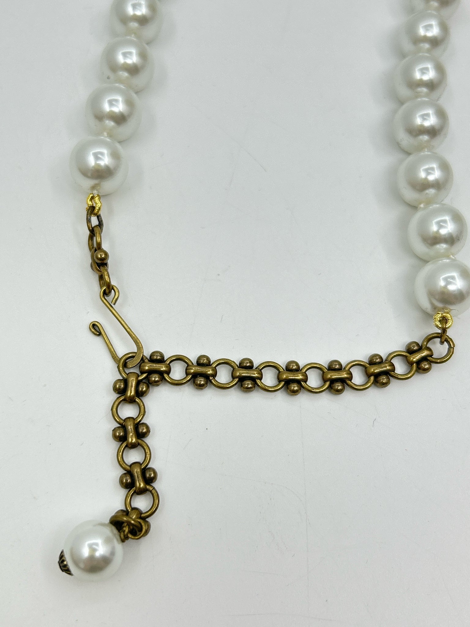 HEIDI DAUS Ivory and Gold Necklace