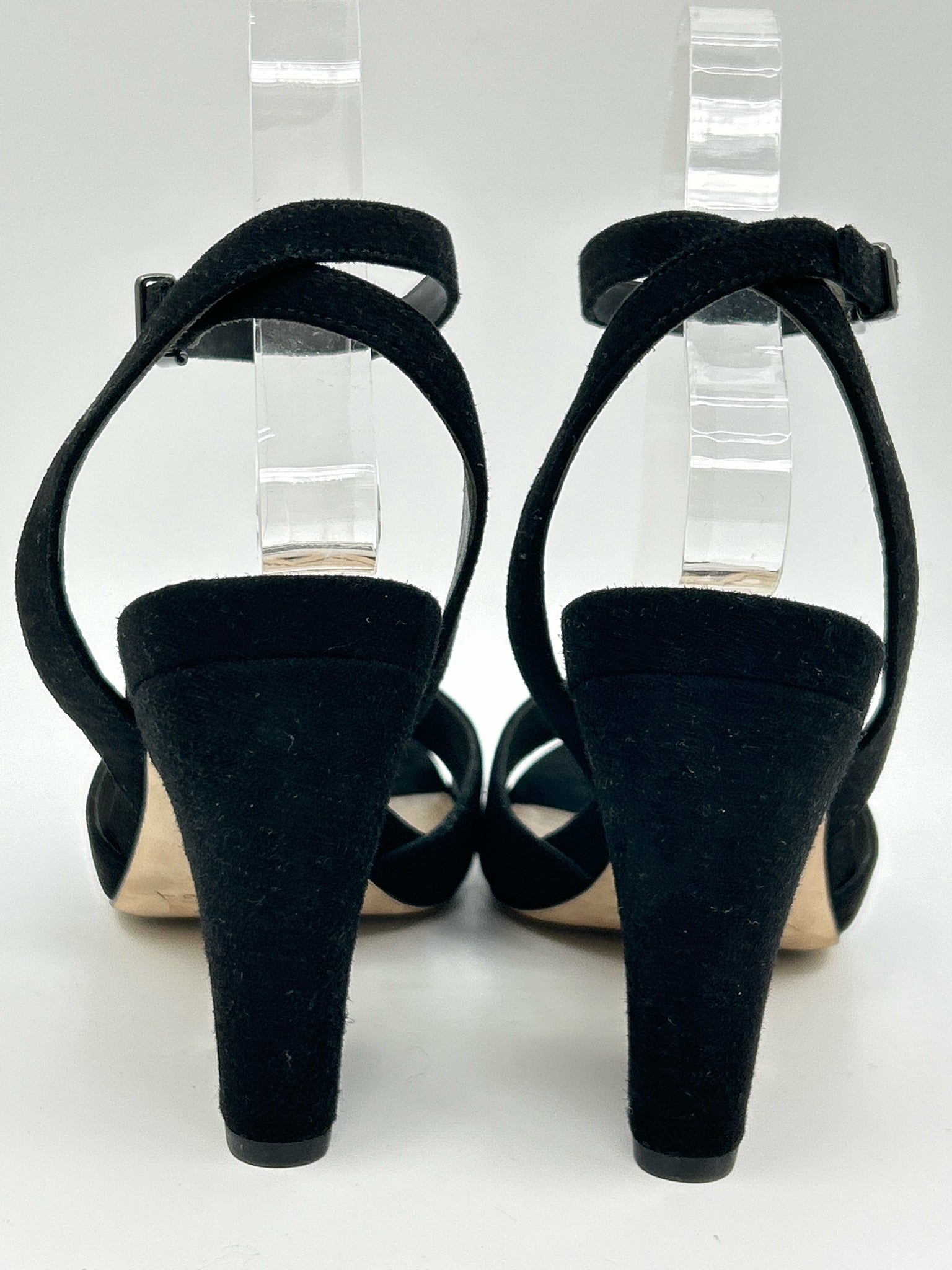 VIA SPIGA Size 8M Black Women Sandal