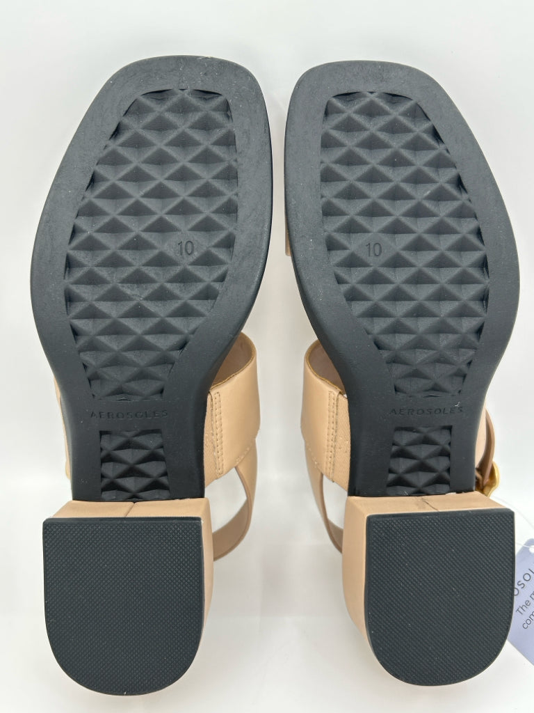 AEROSOLES Size 10M Natural Women's Sandal NIB