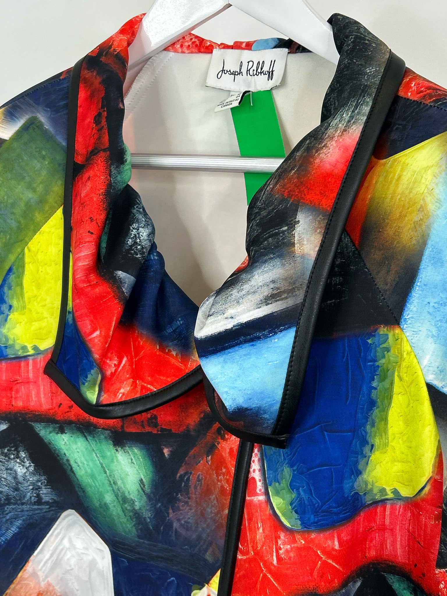 JOSEPH RIBKOFF Size 10 Multi-Color Women Jacket